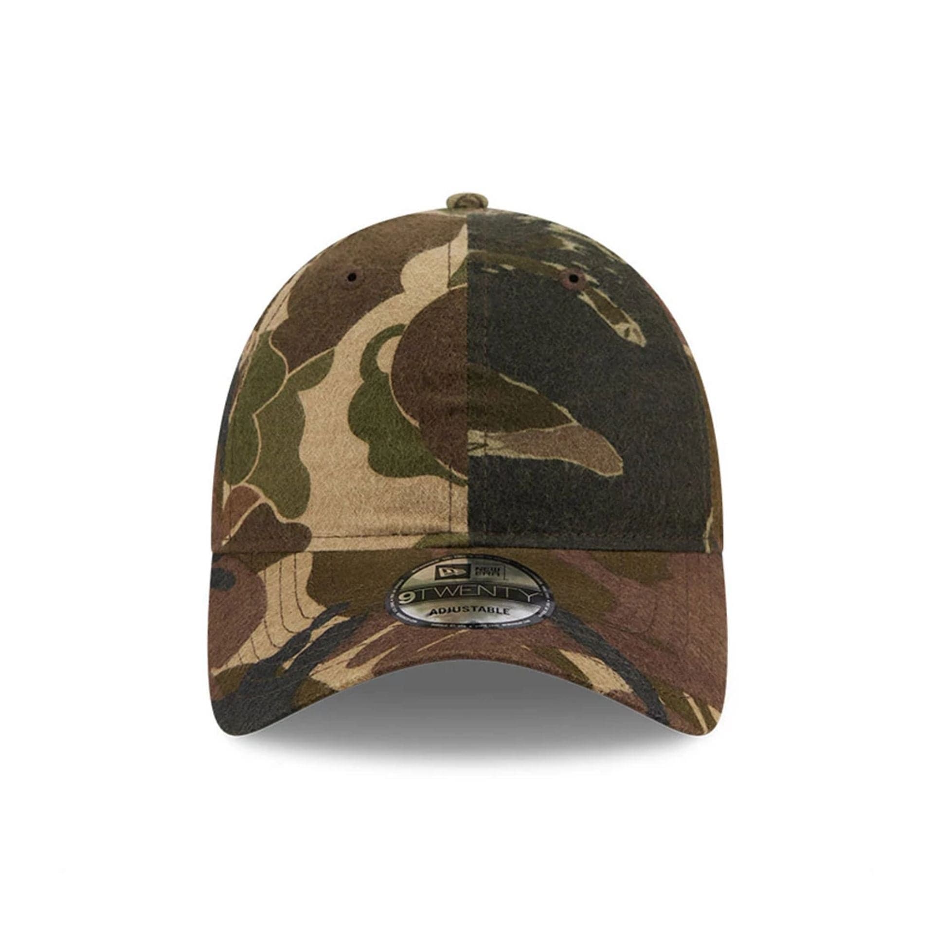 This is a Three Looms x New Era Woodland Camo 9TWENTY Adjustable Cap 2