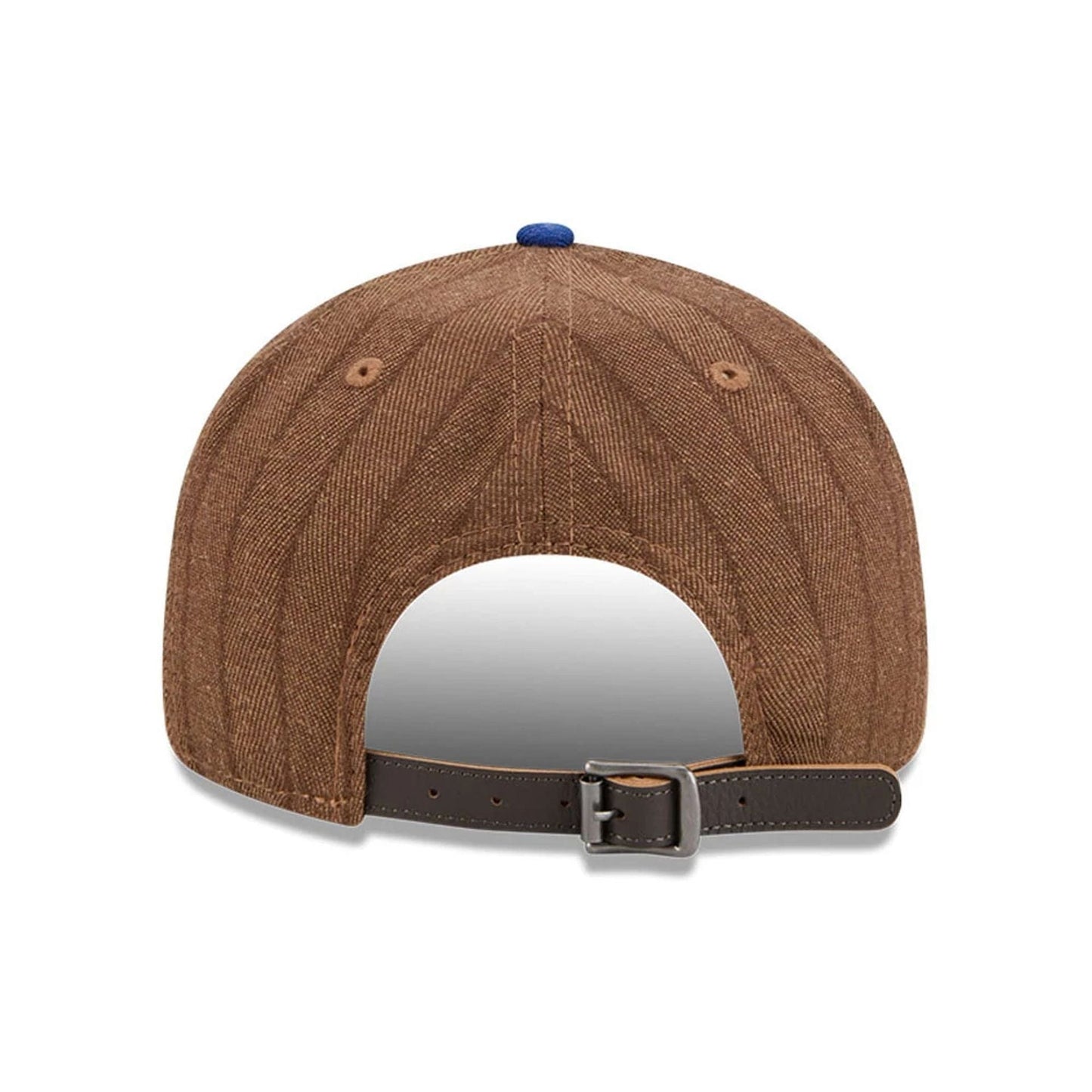 This is a New York Mets Three Looms x MLB Wool Pinstripe Blue Retro Crown 9FIFTY Adjustable Cap 7