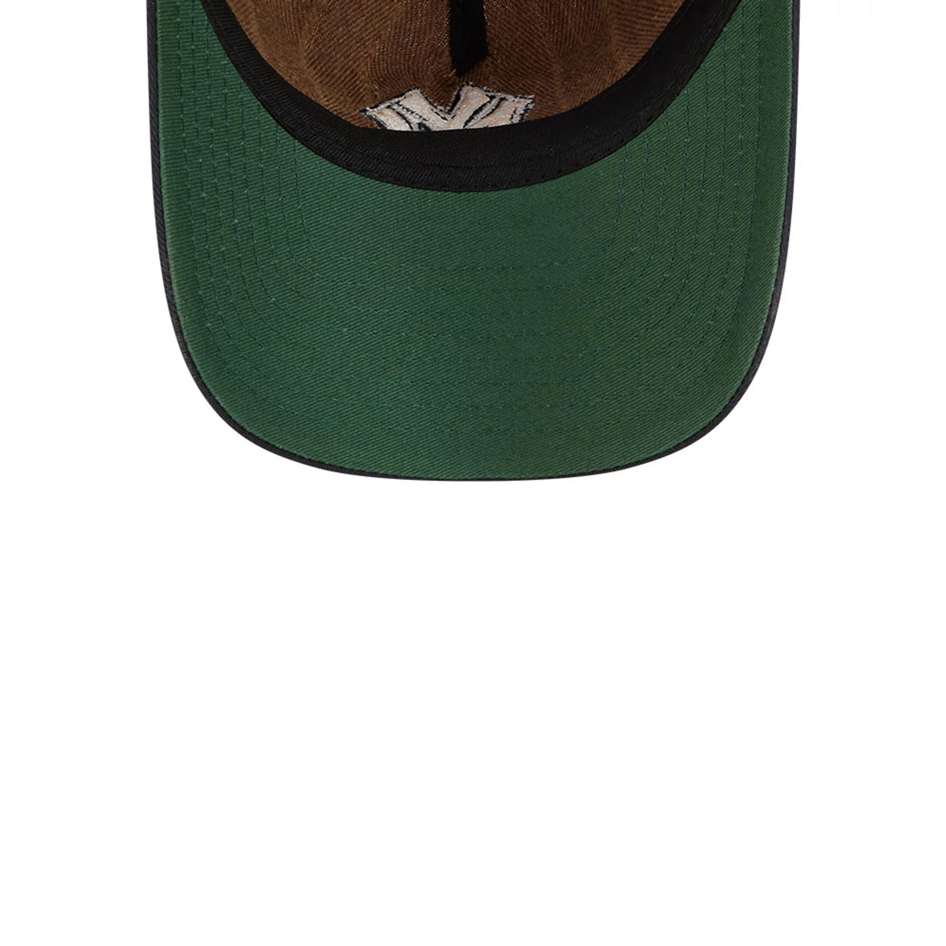 This is a New York Yankees Three Looms x MLB Wool Pinstripe Navy 9TWENTY A-Frame Adjustable Cap 2