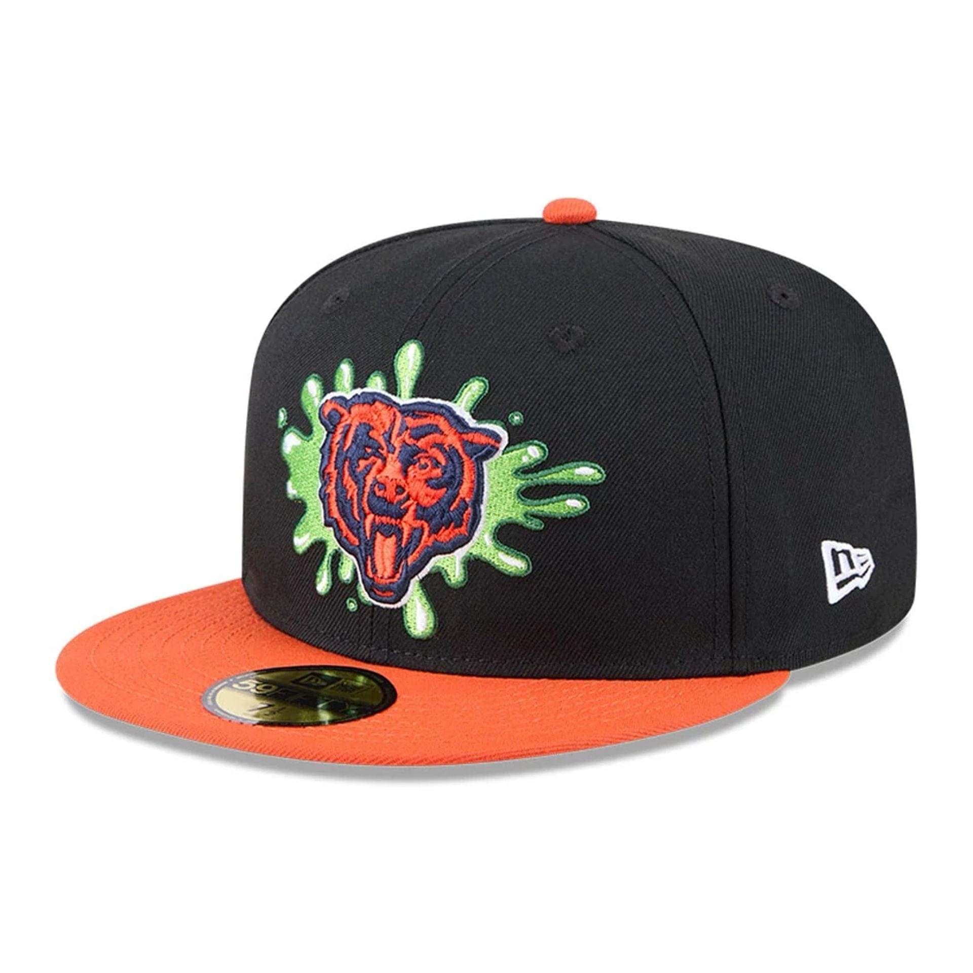 Pictured is this Chicago Bears NFL x Nickelodeon black 59FIFTY Fitted cap. 1
