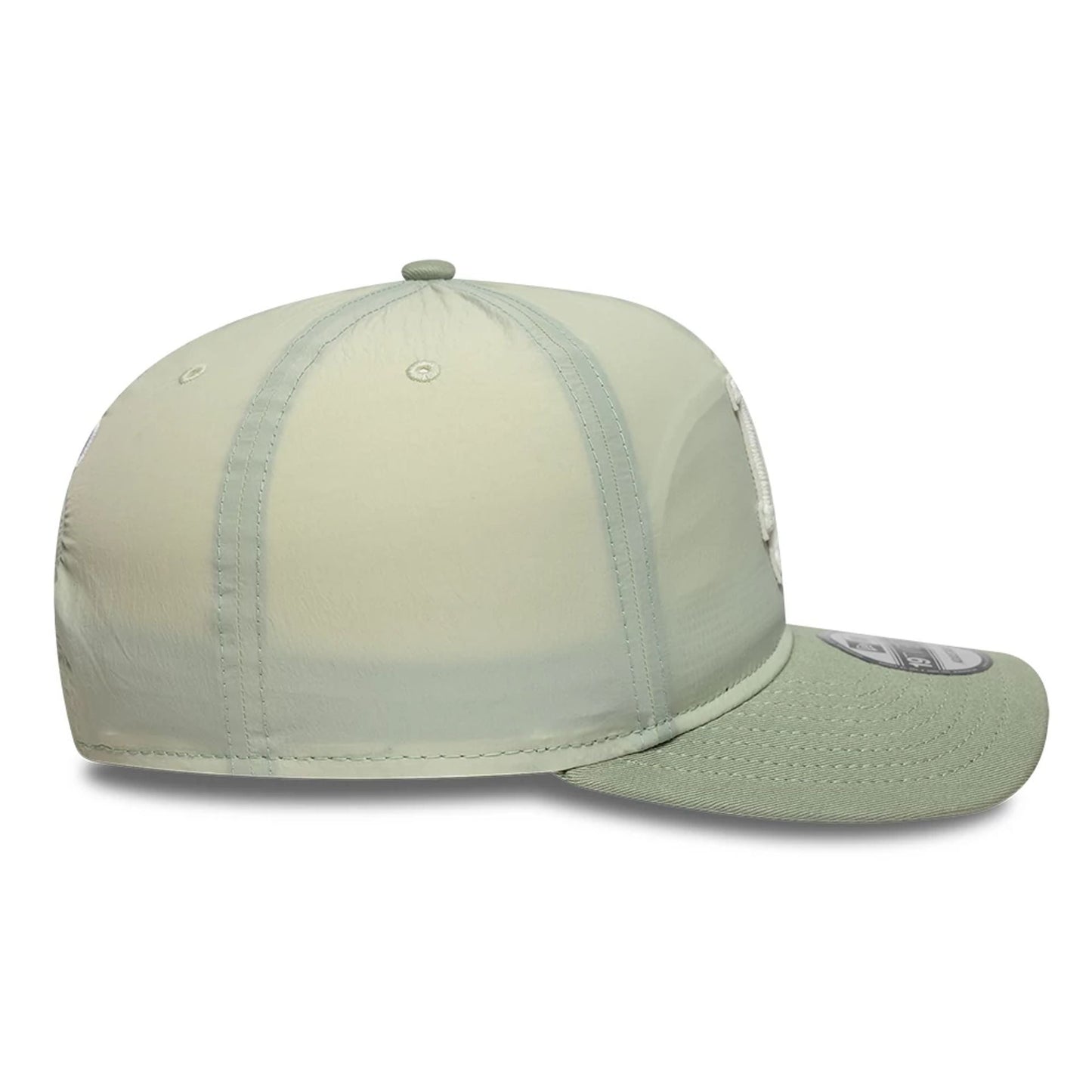 This is a LA Dodgers Crinkle Pastel Green 19TWENTY Adjustable Cap 7