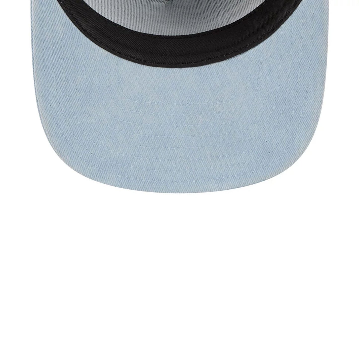 This is a New Era Pastel Blue 59FIFTY A-Frame Fitted Cap 7