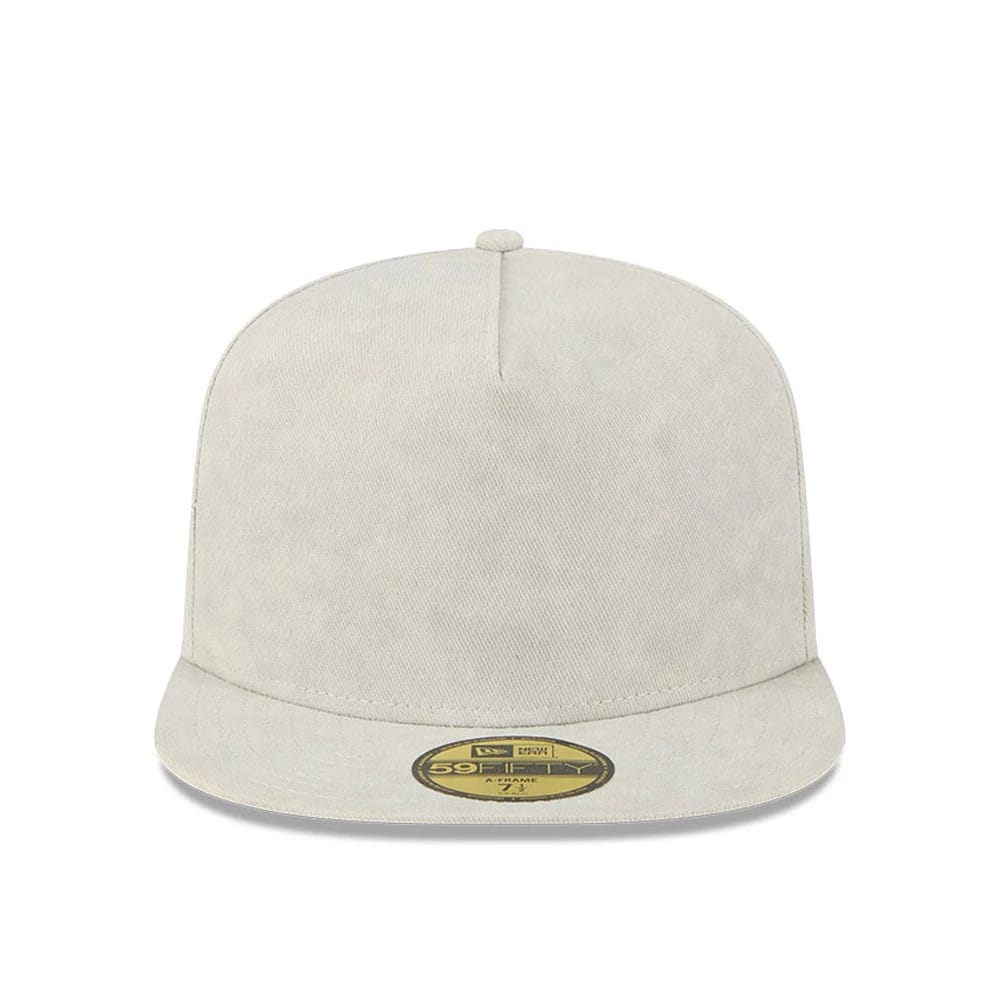 This is a New Era Light Cream 59FIFTY A-Frame Fitted Cap 2