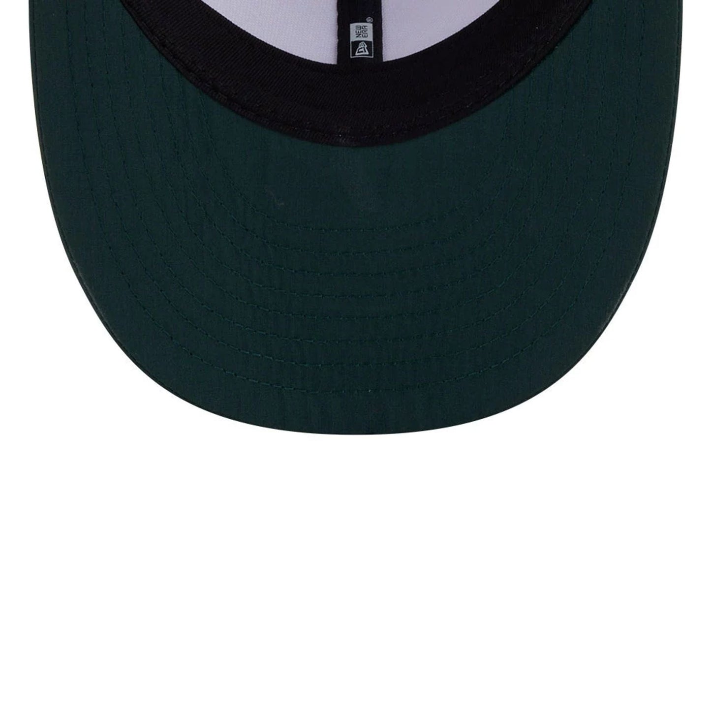 This is a New Era Open White & Dark Green Low Profile 59FIFTY Fitted Cap 7