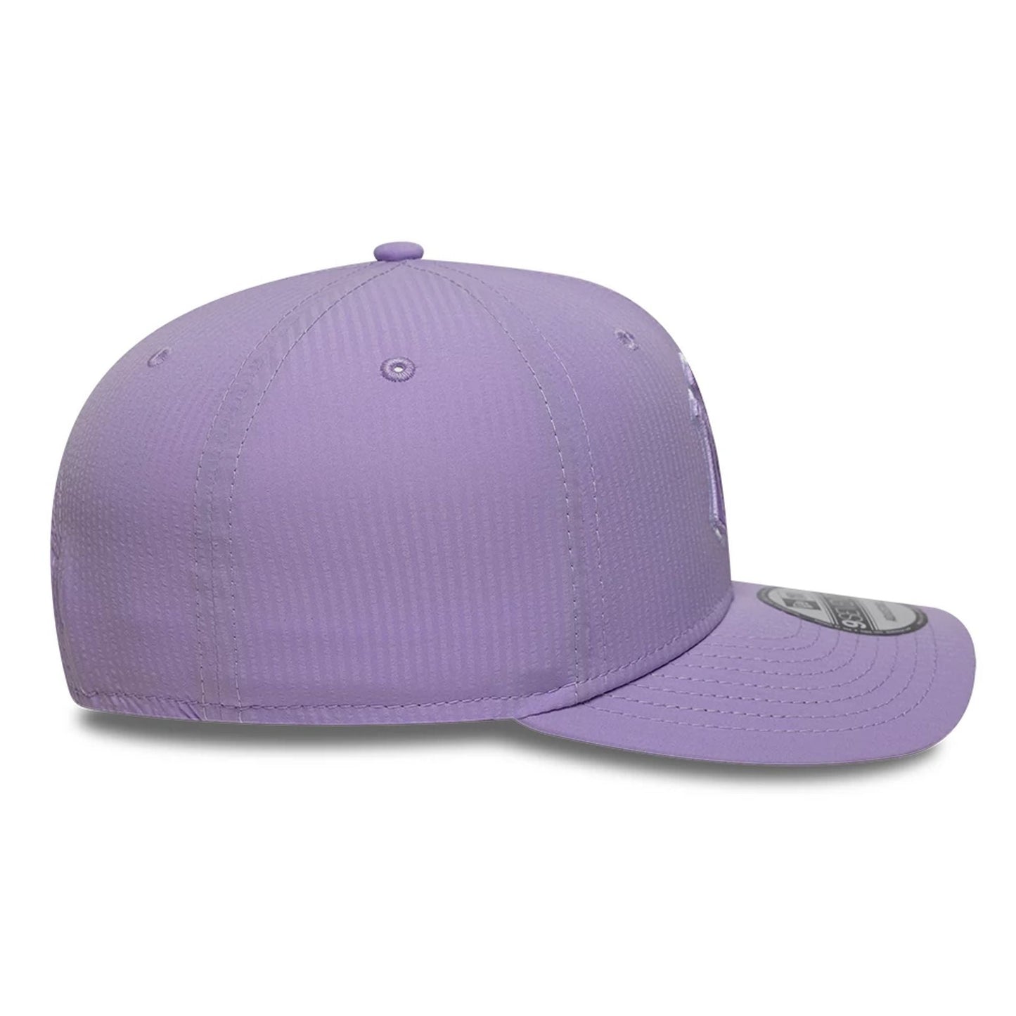 This is a New York Yankees Pastel Crepe Purple 9SEVENTY Stretch Snap Adjustable Cap 7