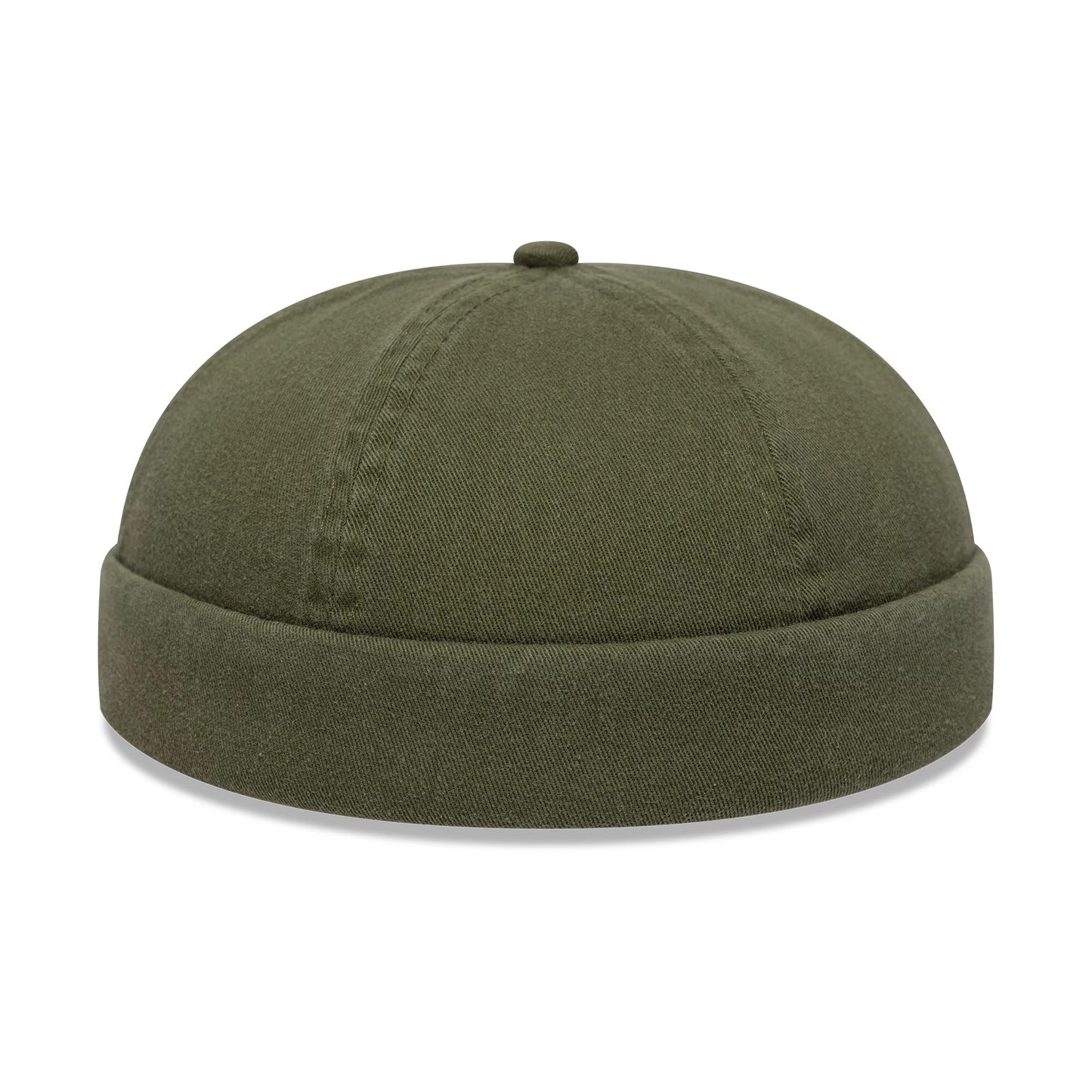 This is a New Era Washed Cotton Green Docker Adjustable Hat 5