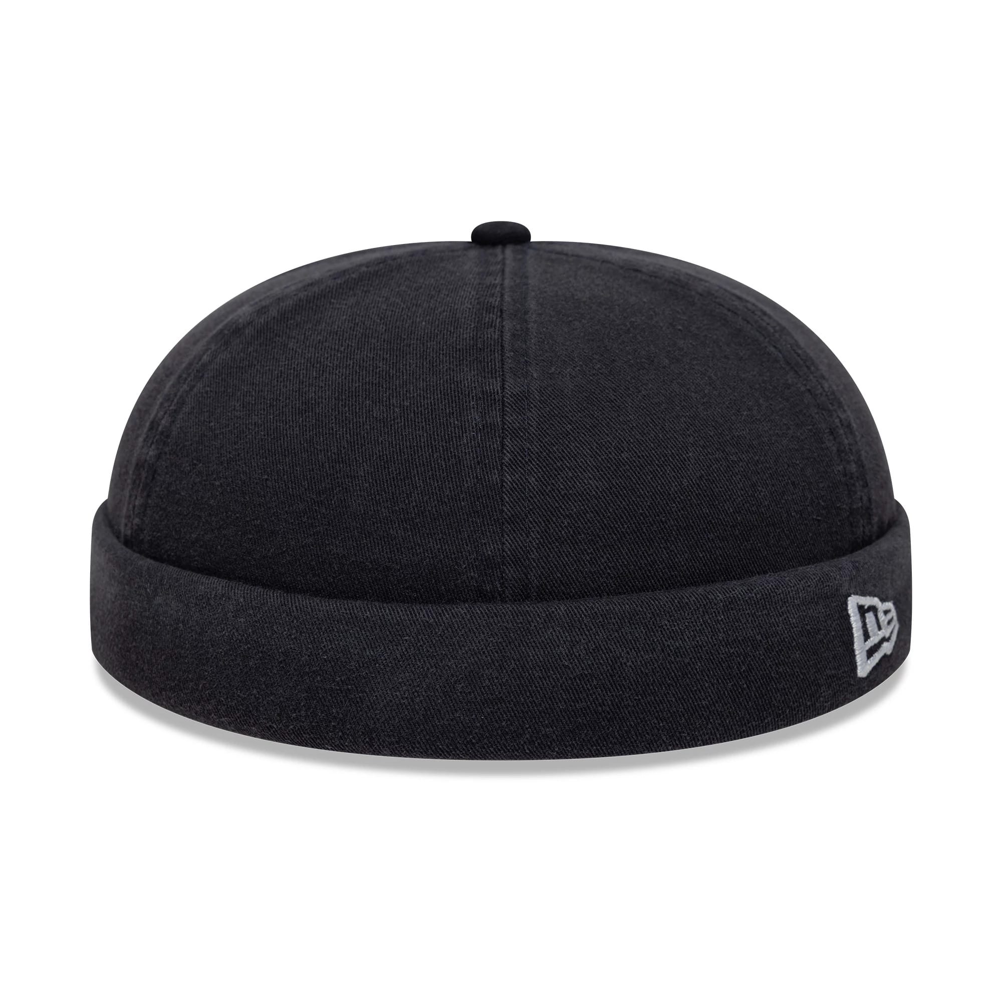 This is a New Era Washed Cotton Navy Docker Adjustable Hat 1