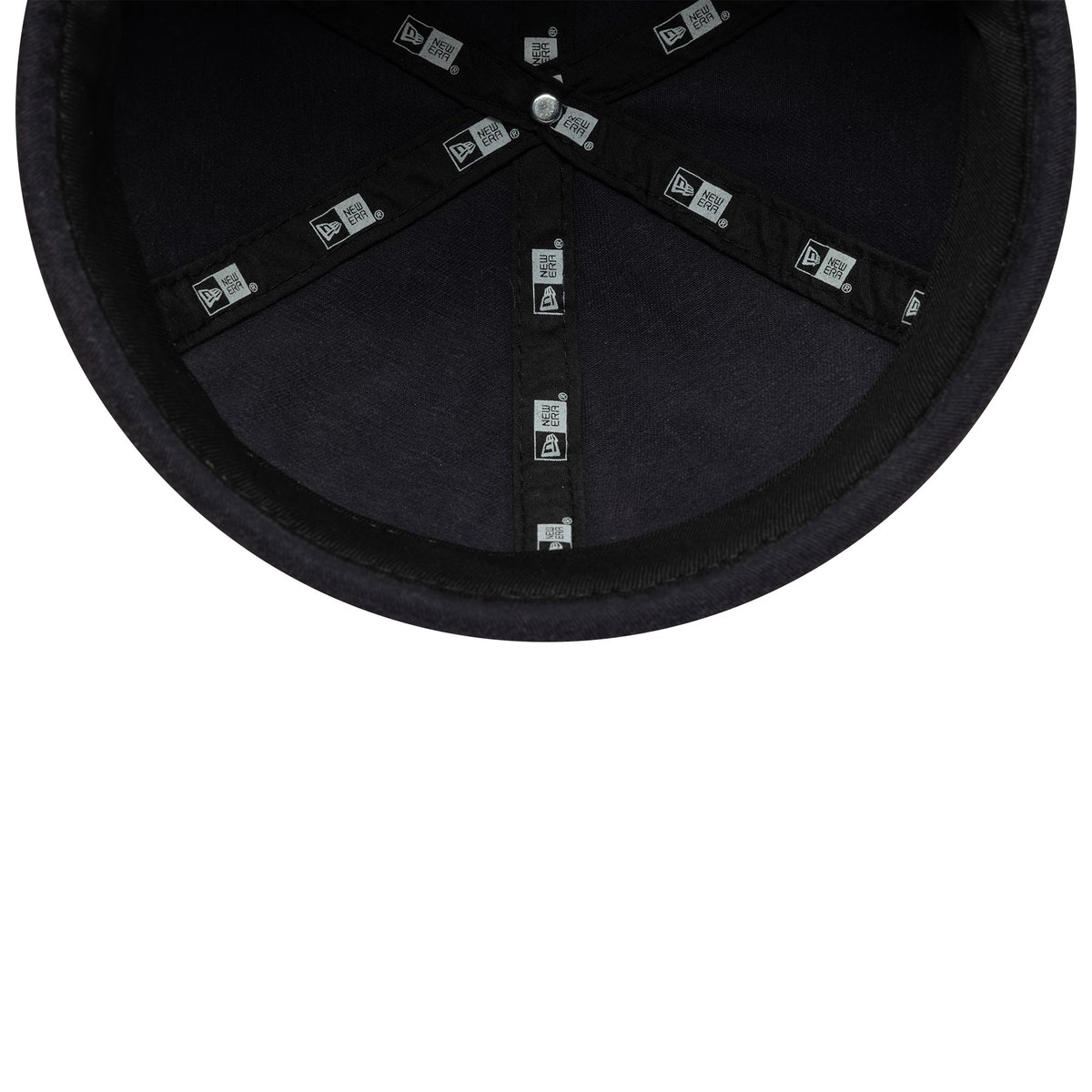 This is a New Era Washed Cotton Navy Docker Adjustable Hat 4