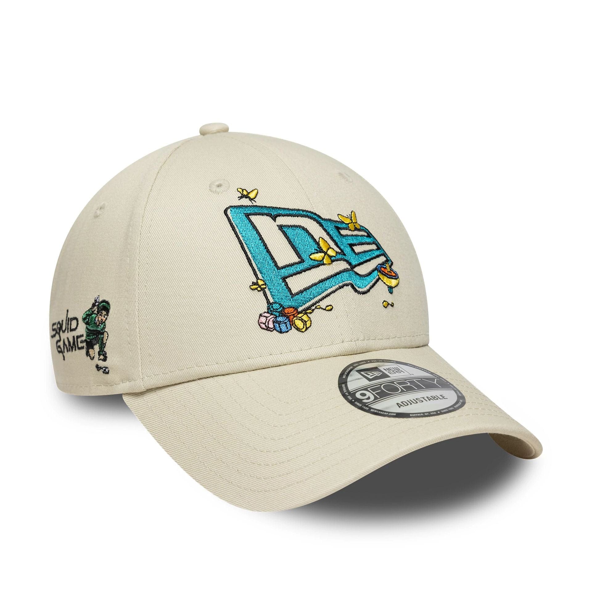 This is a Netflix Squid Game Cream 9FORTY Adjustable Cap 1