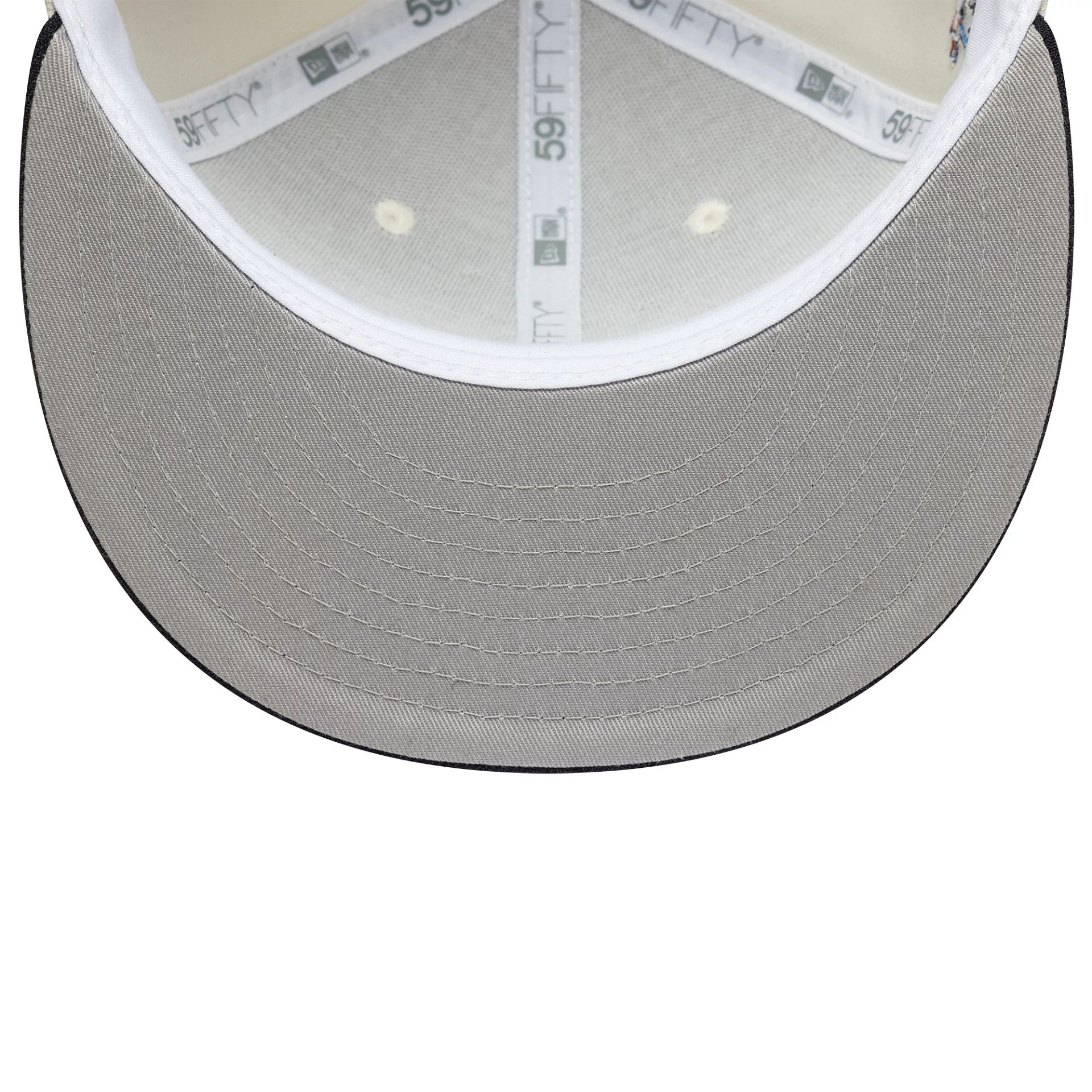 This is a LFDY x New Era Wordmark Open Cream 59FIFTY Fitted Cap 2