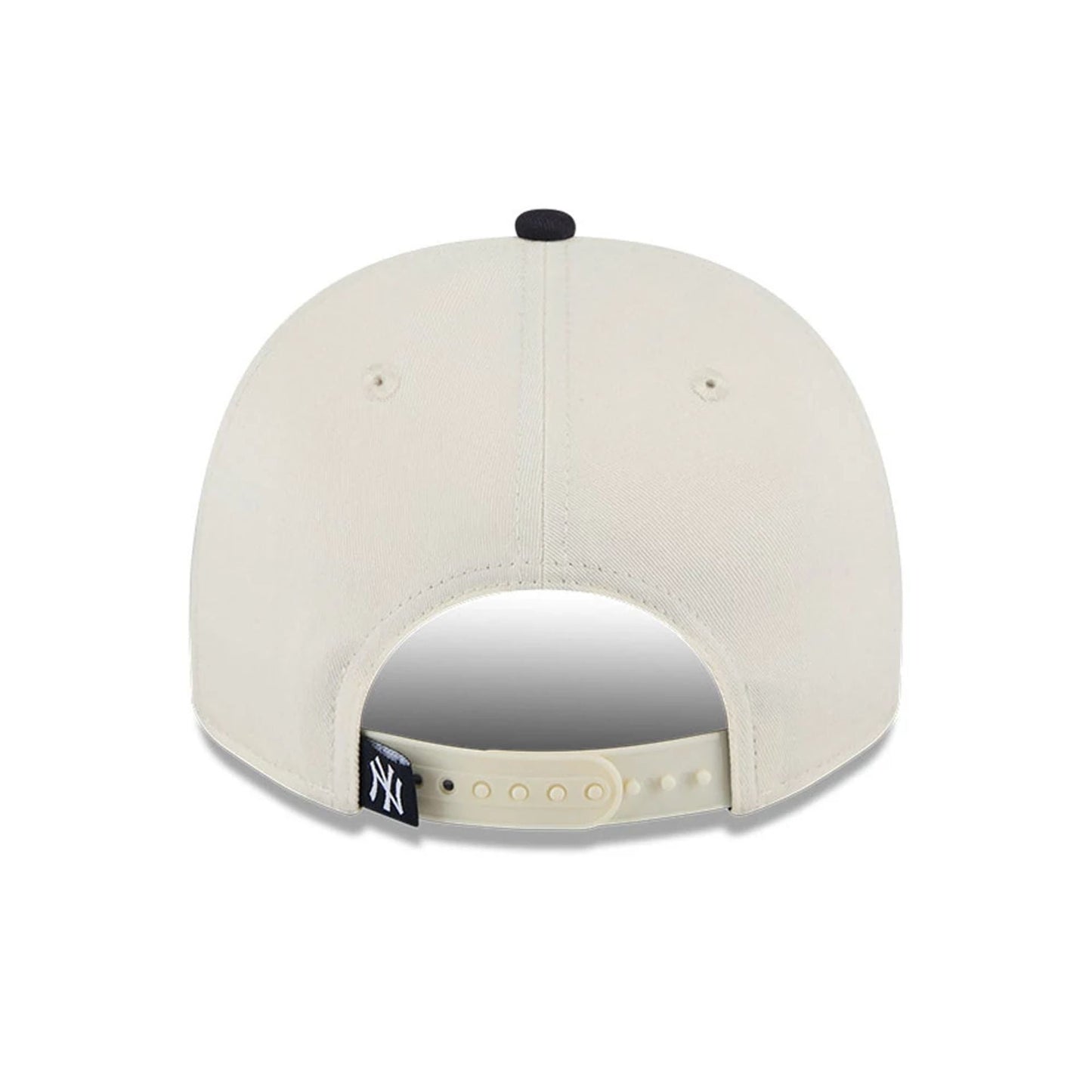 Pictured is this MLB 3 Times World Series New York Yankees 9FIFTY A-Frame Snapback cap in white. 7