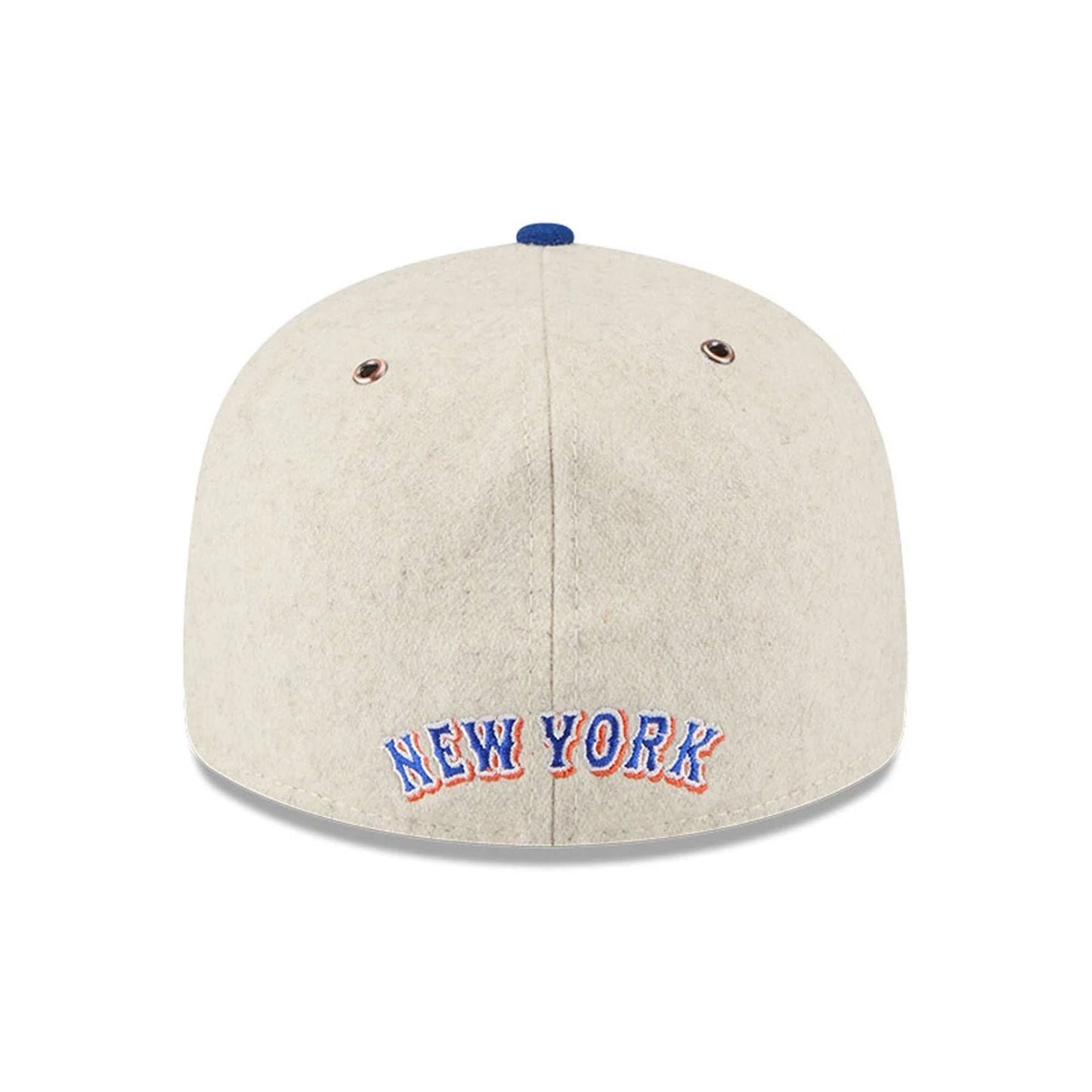 This is a New York Mets Wool Letterman Grey Retro Crown 59FIFTY Fitted Cap 7