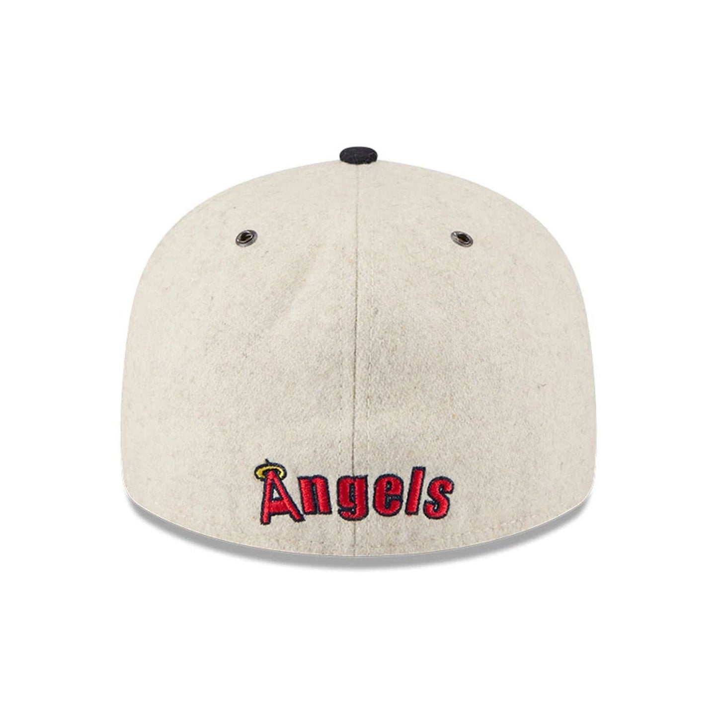 This is a LA Angels Wool Letterman Grey Retro Crown 59FIFTY Fitted Cap 7