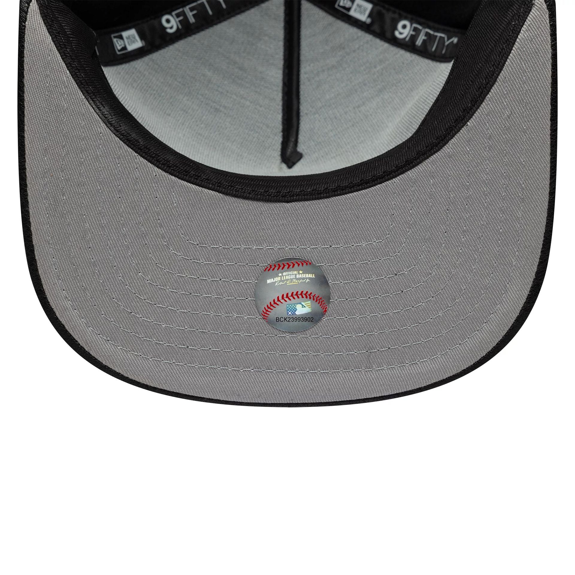 This is a Colorado Rockies Wool Letterman Black 9FIFTY A-Frame Snapback Adjustable Cap 2