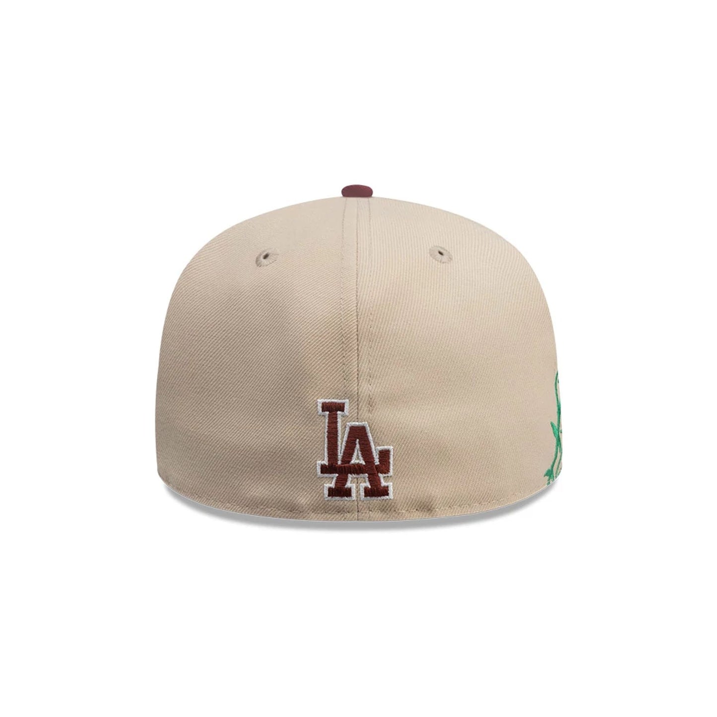 This is a LA Dodgers MLB City Element Chile Light Beige 59FIFTY Fitted Cap 6
