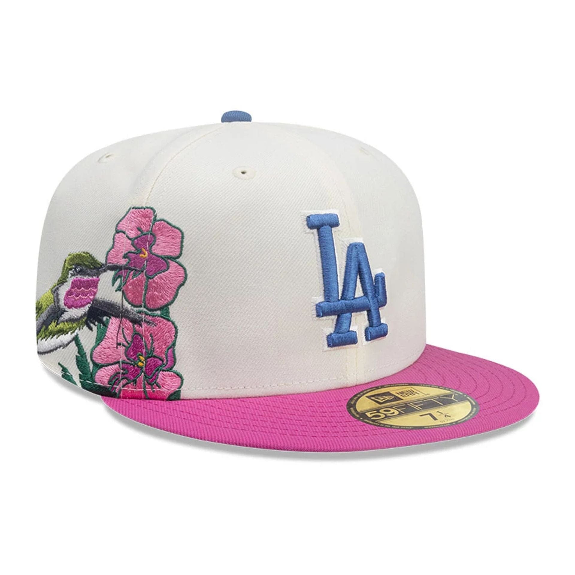 This is a LA Dodgers MLB City Element Ecuador White 59FIFTY Fitted Cap 1