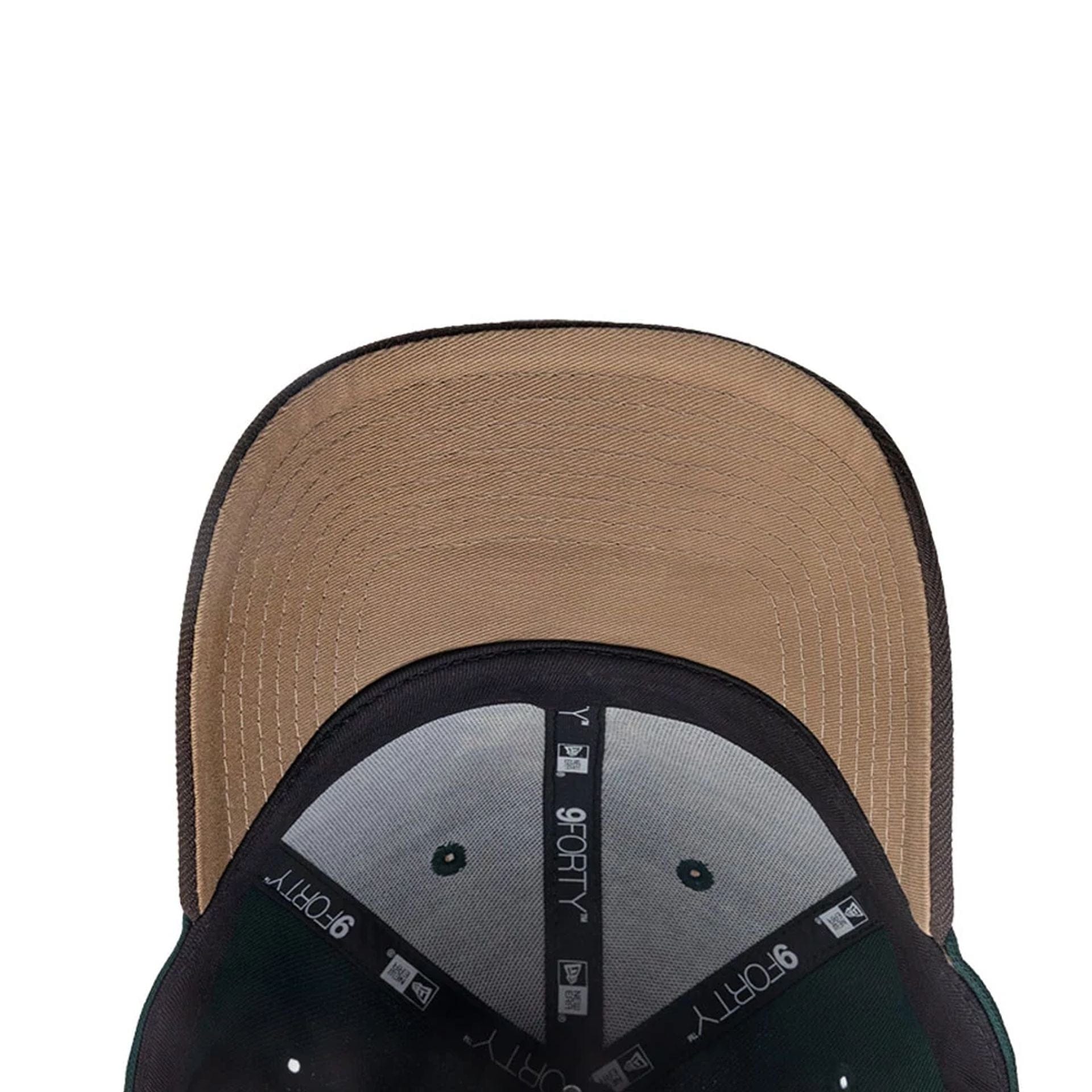 This is a Oakland Athletics MLB City Element Guatemala Dark Green 9FORTY Adjustable Cap 2