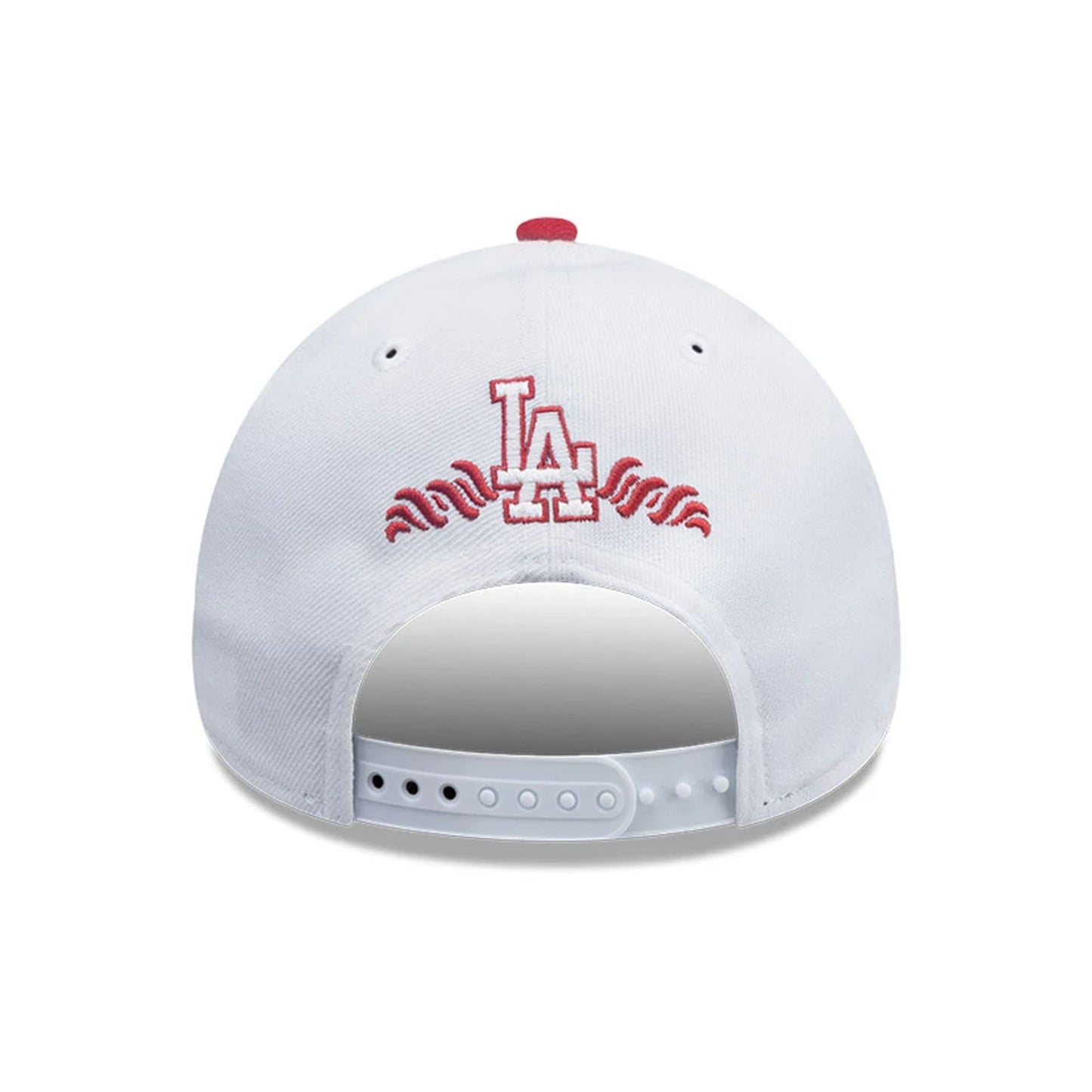 This is a LA Dodgers MLB City Element Peru White 9FORTY Adjustable Cap 6