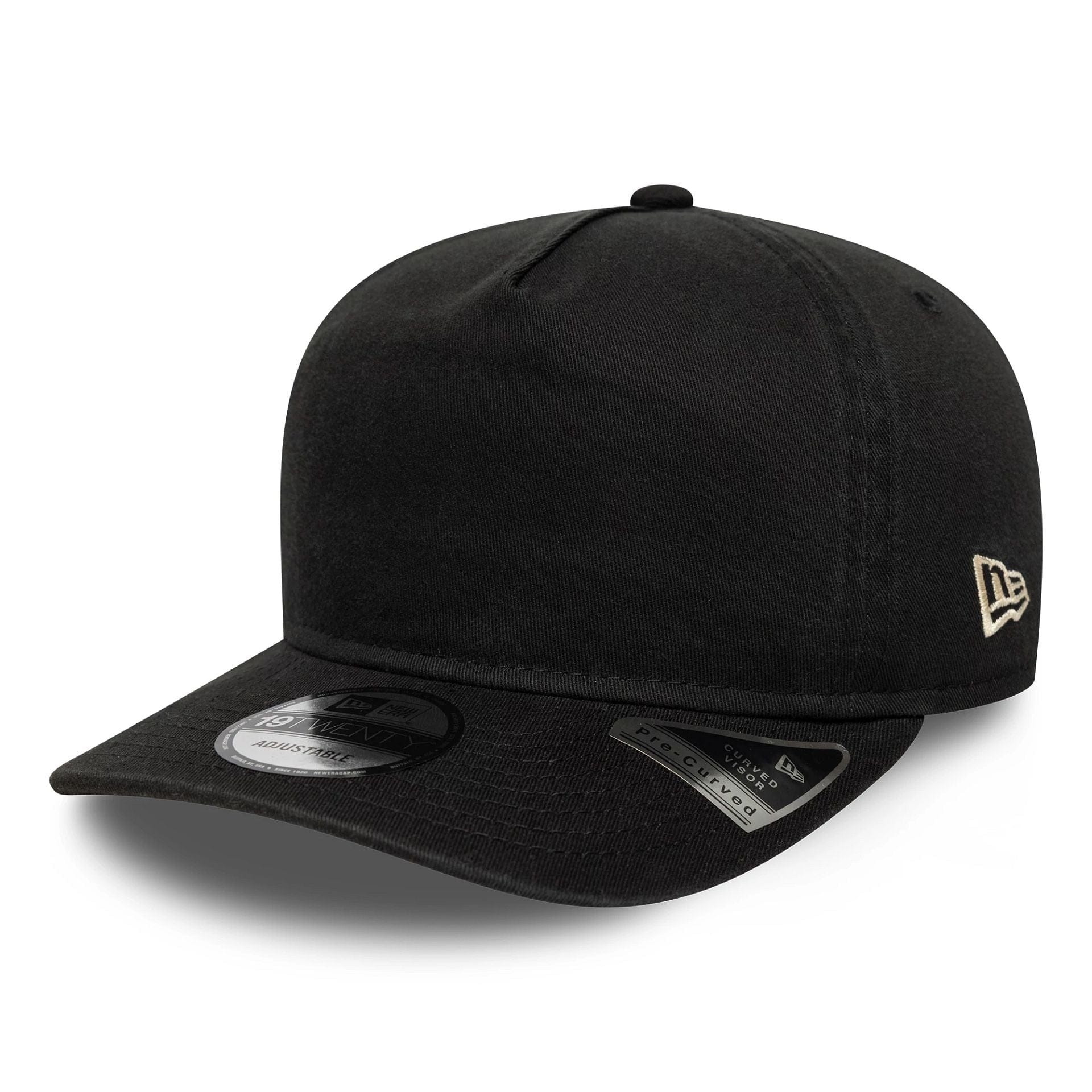 This is a New Era Black 19TWENTY Adjustable Cap 1