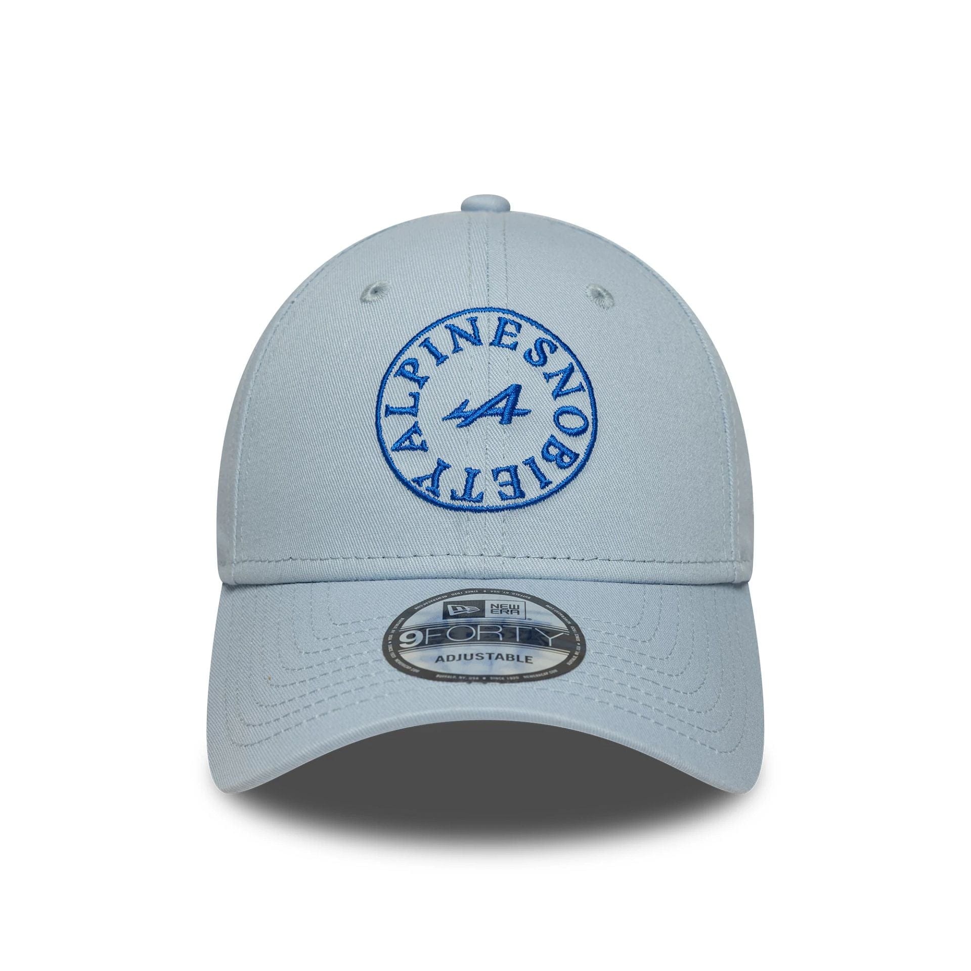 This is a Alpine Racing Snobiety Pastel Blue 9FORTY Adjustable Cap 2