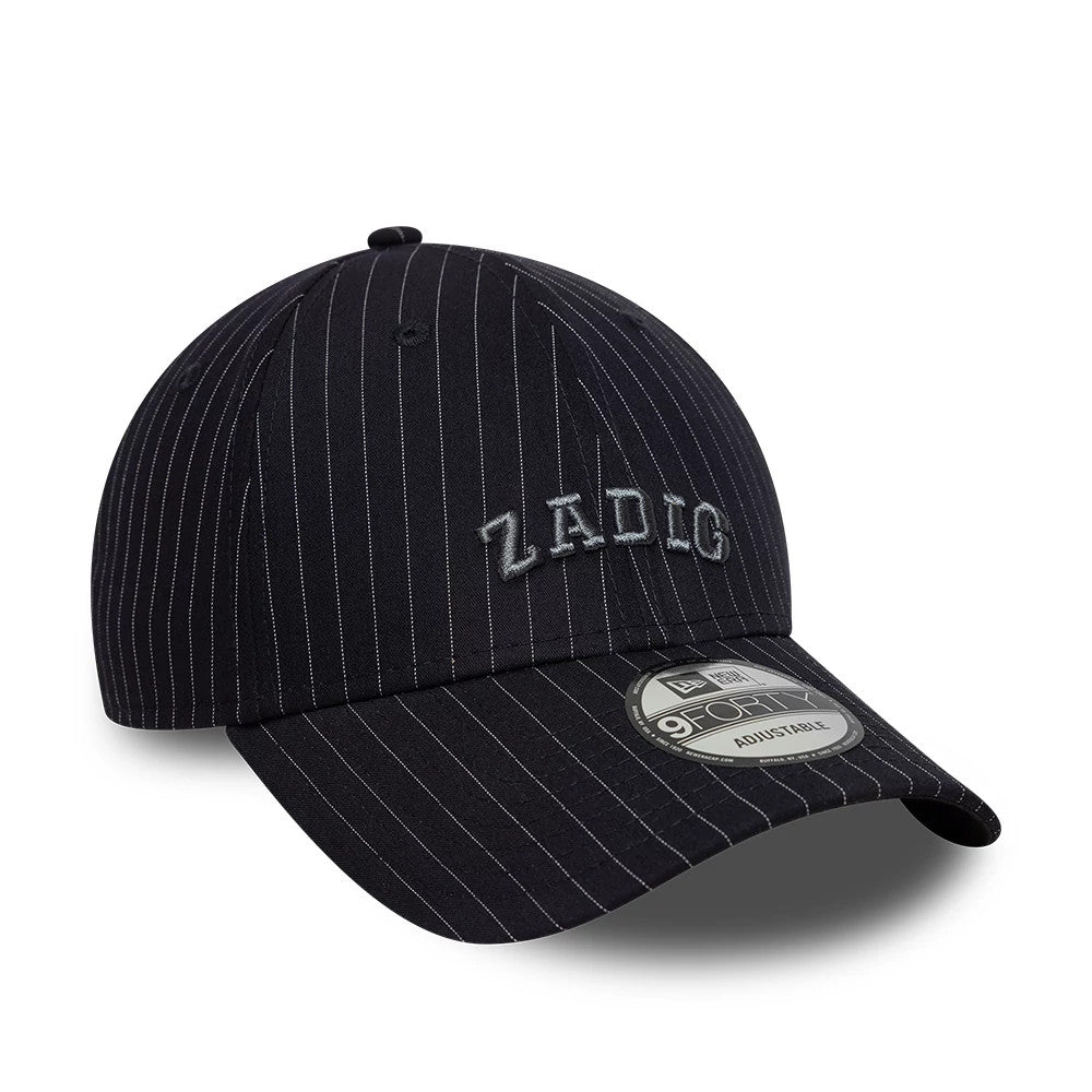 This is a New Era X Zadig & Voltaire Navy 9FORTY Adjustable Cap 4