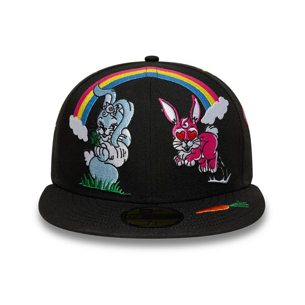 This is a New Era x Kenzo Black 59FIFTY Fitted Cap 2