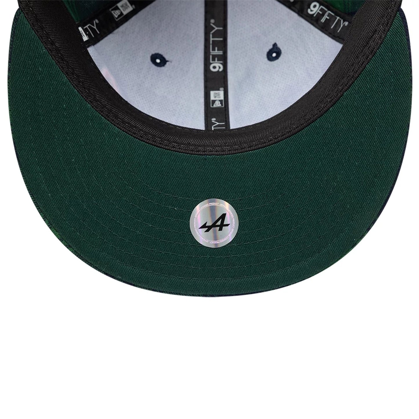 This is a Alpine Racing Plaid Dark Green Retro Crown 9FIFTY Snapback Adjustable Cap 7