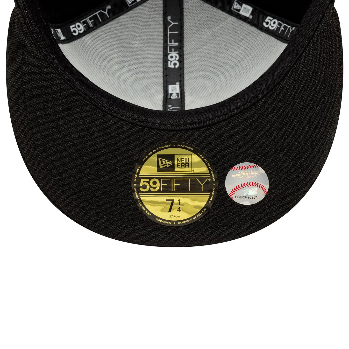 This is a New York Yankees MLB Zodiac Black 59FIFTY Fitted Cap 7