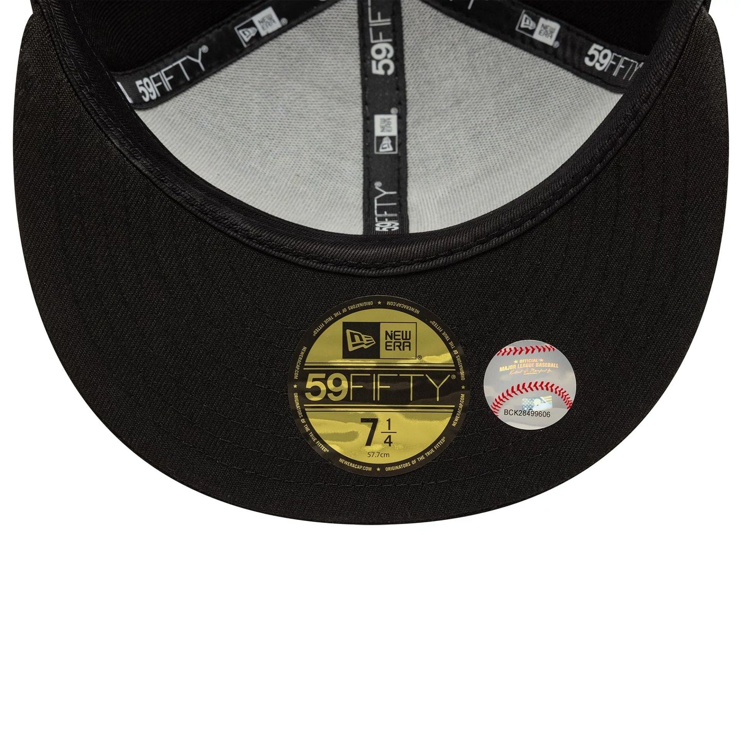 This is a LA Dodgers MLB Zodiac Black 59FIFTY Fitted Cap 7