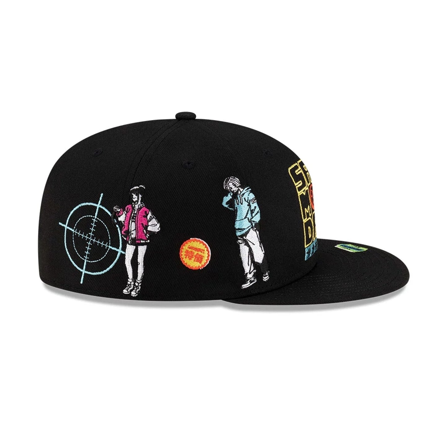 This is a Netflix Sakamoto Days Black 59FIFTY Fitted Cap 7