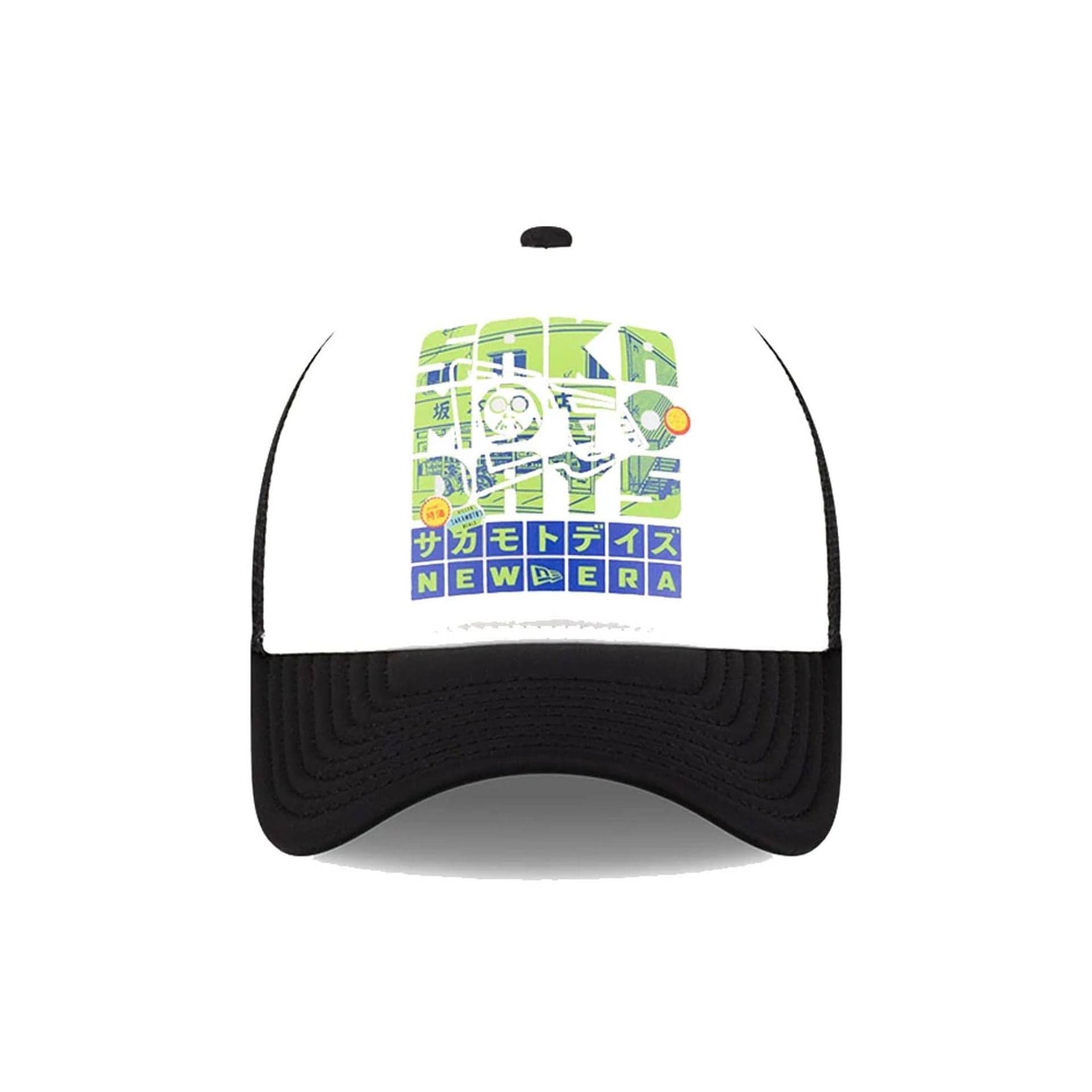 This is a Netflix Sakamoto Days Black 9FORTY A-Frame Trucker Adjustable Cap 2