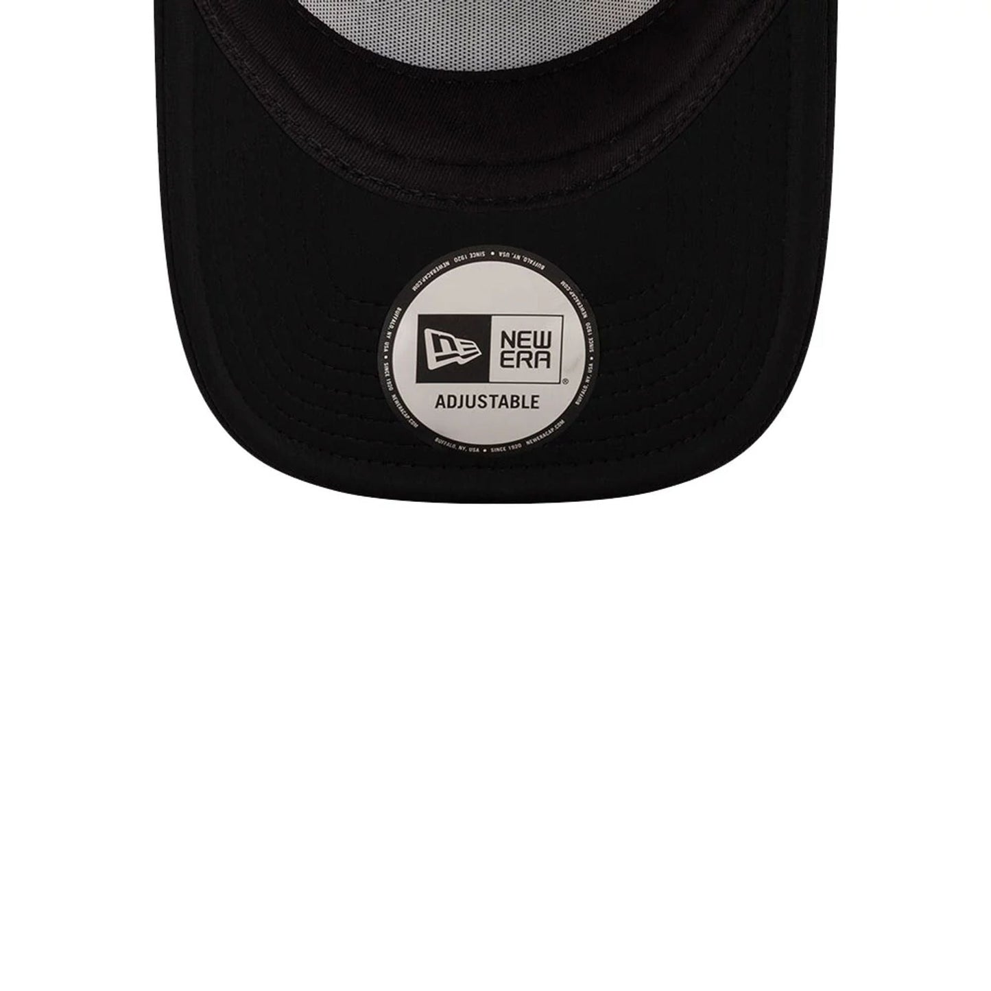This is a Netflix Sakamoto Days Black 9FORTY A-Frame Trucker Adjustable Cap 7