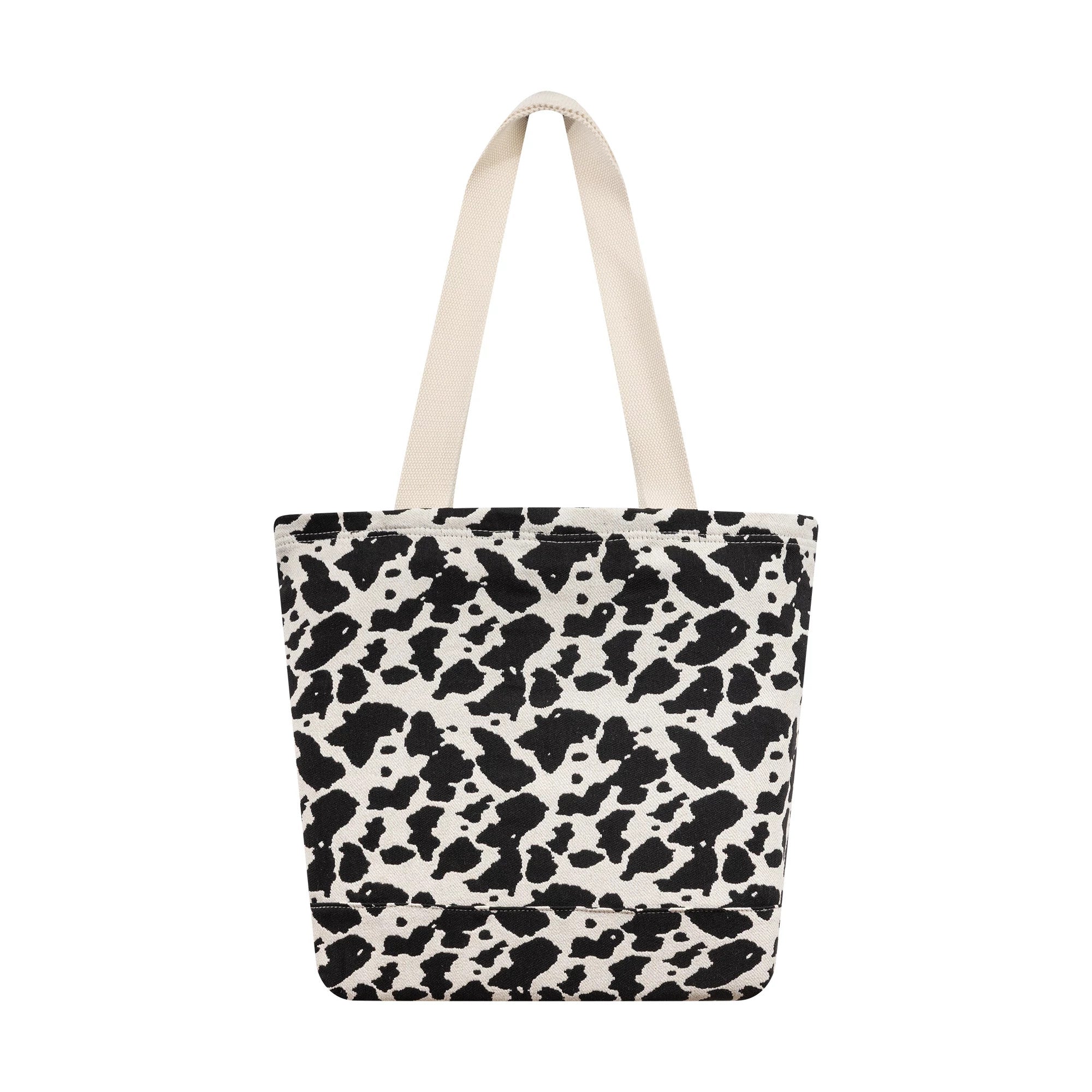 Pictured is this MLB Cow Jacquard New York Yankees Tote Bag in cream. 2