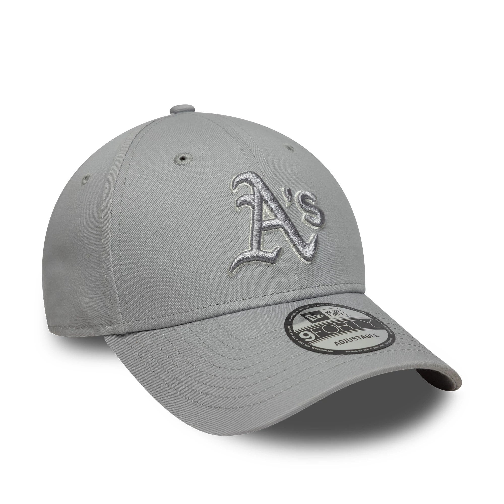 Pictured is this MLB Team Outline Athletics 9FORTY in grey. 3