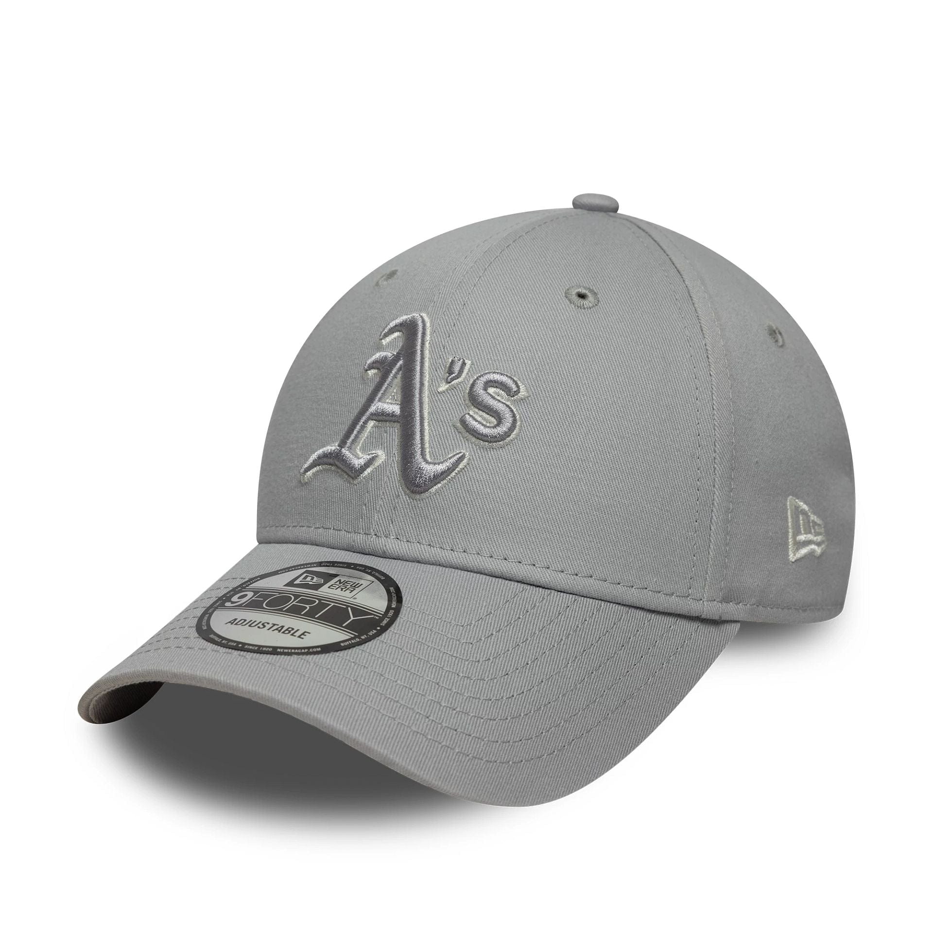 Pictured is this MLB Team Outline Athletics 9FORTY in grey. 1