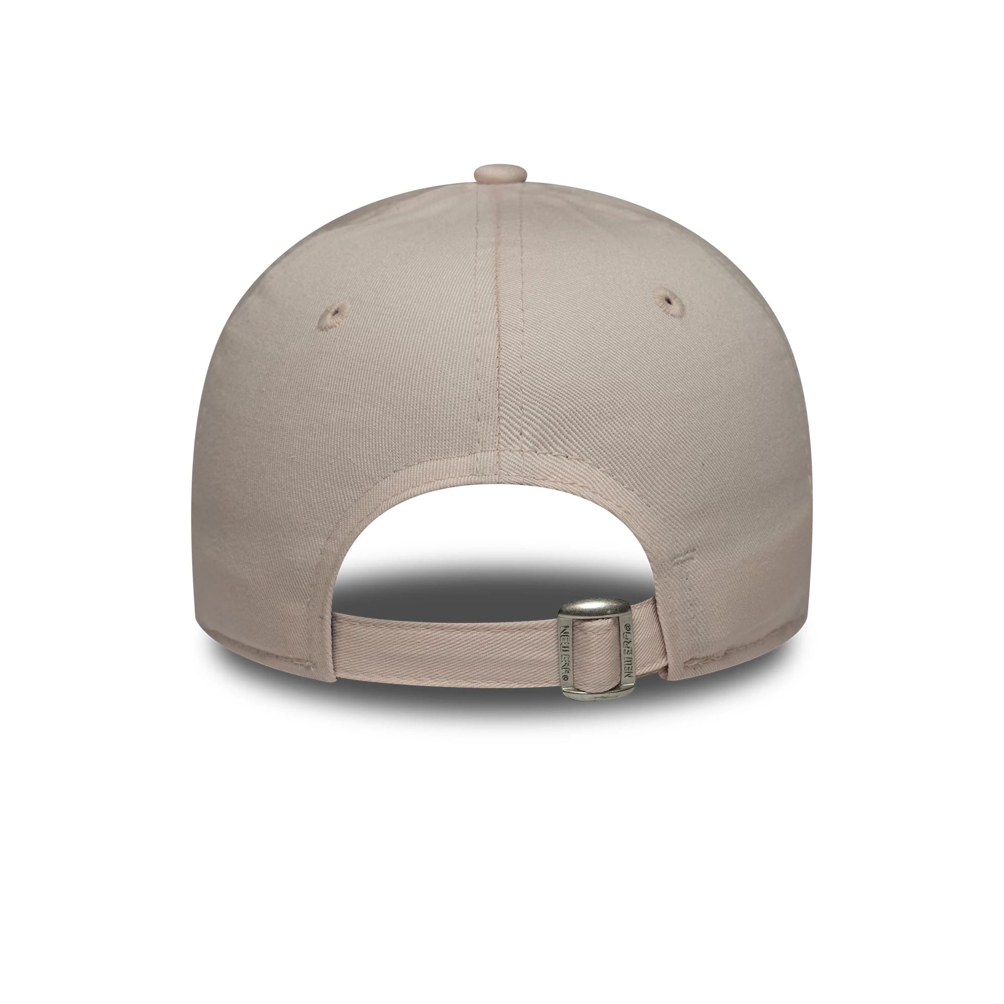 Pictured is this Womens MLB Metallic Logo New York Yankees 9FORTY in pastel pink. 4