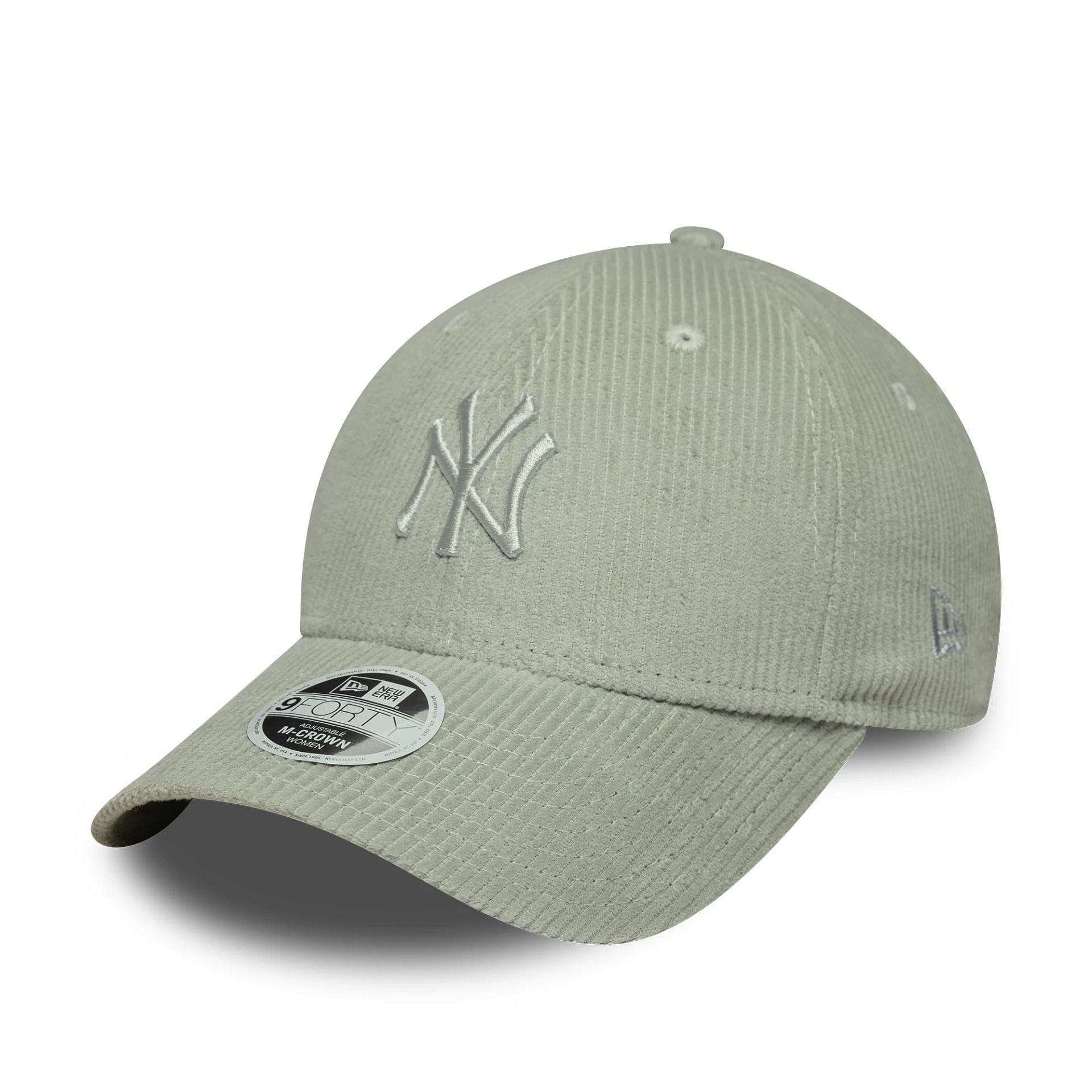 Pictured is this Womens MLB Pastel Cord New York Yankees 9FORTY M-Crown in pastel green. 1