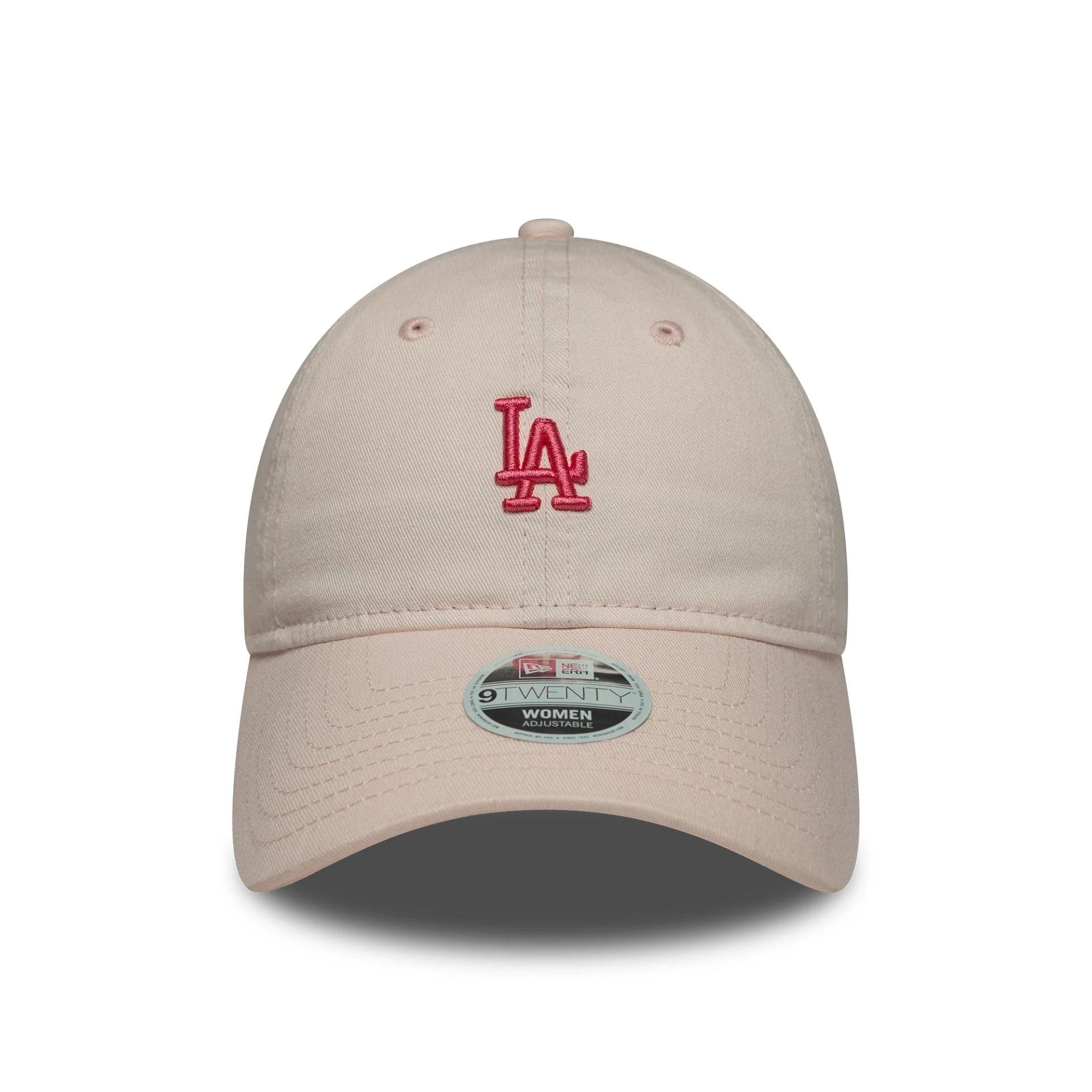 Pictured is this Womens MLB Washed Mini LA Dodgers 9TWENTY in pastel pink. 2