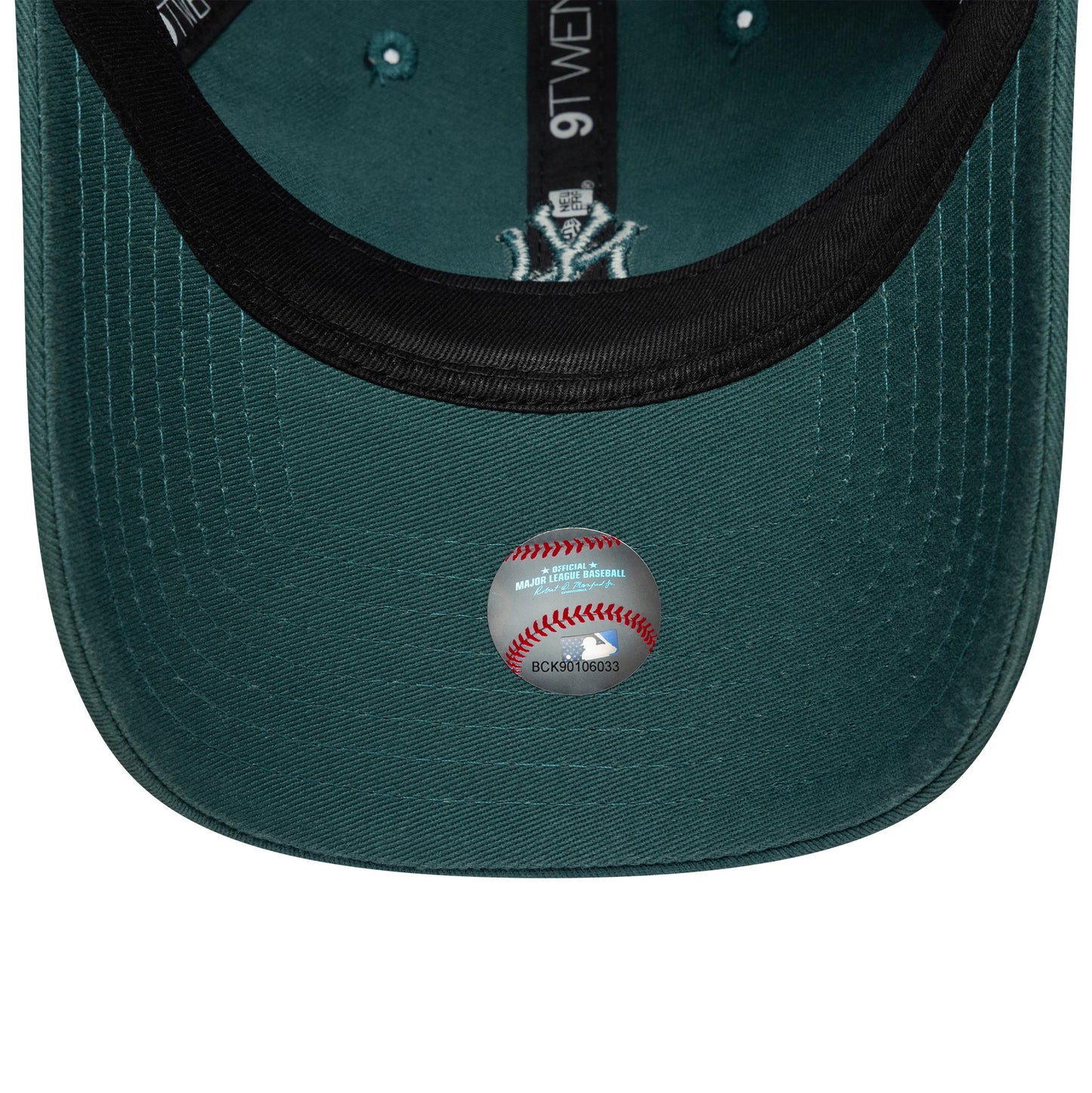 Pictured is this Womens MLB Washed Mini New York Yankees 9TWENTY in dark green. 5