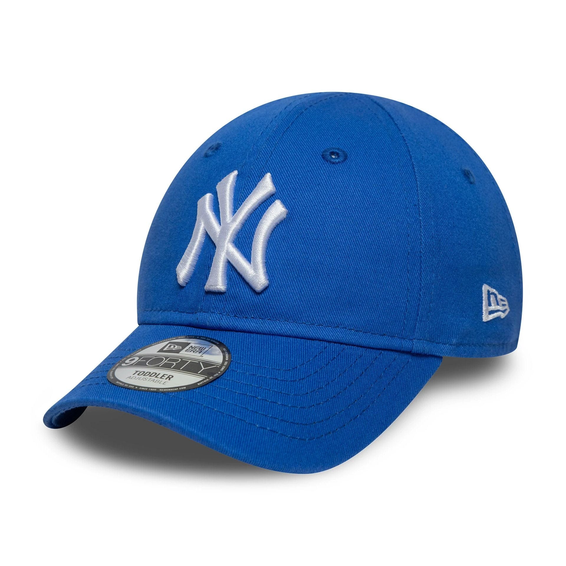 Pictured is this Toddler MLB League Essential New York Yankees 9FORTY in blue. 1