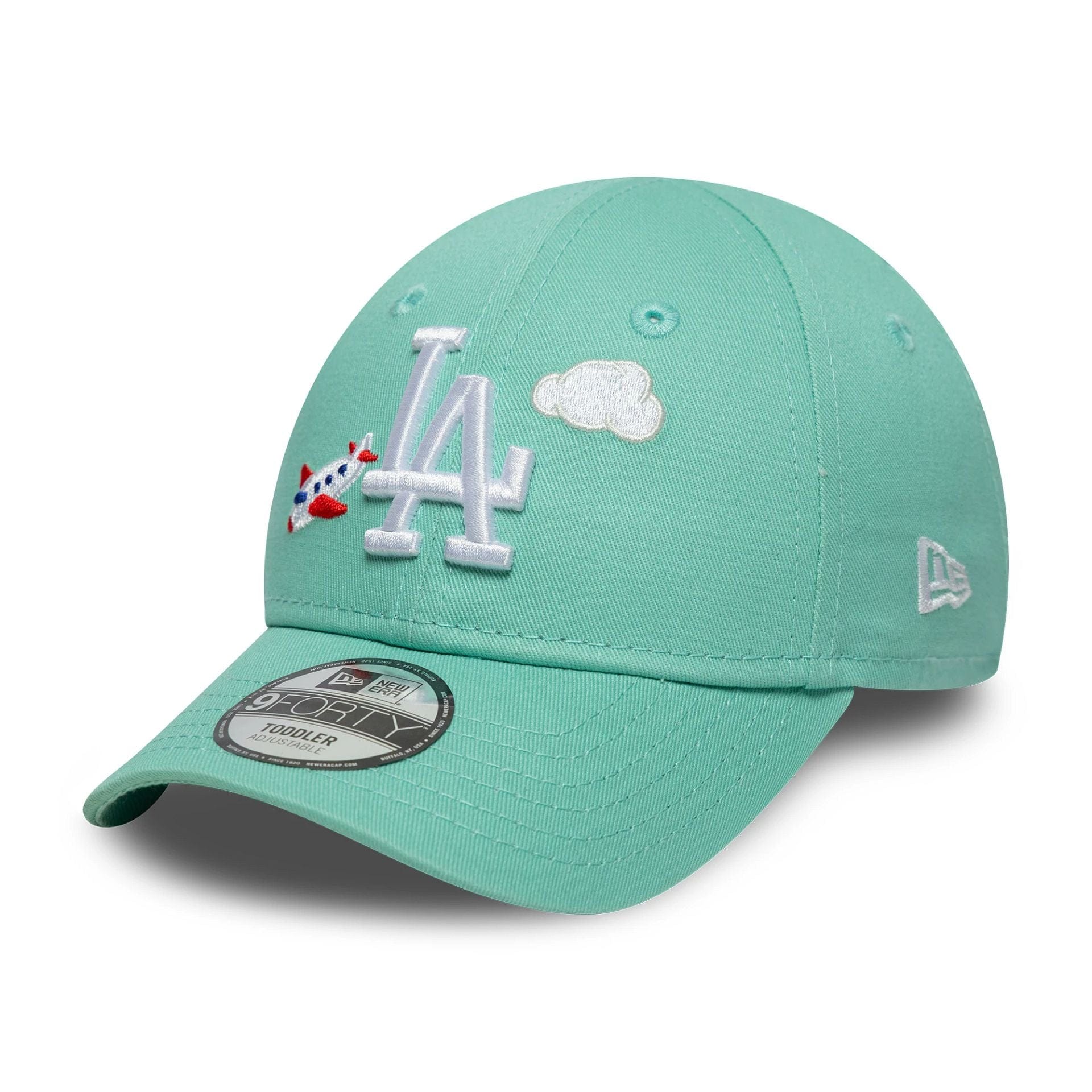 Pictured is this Toddler MLB Plane Icon New York Yankees 9FORTY in pastel green. 1