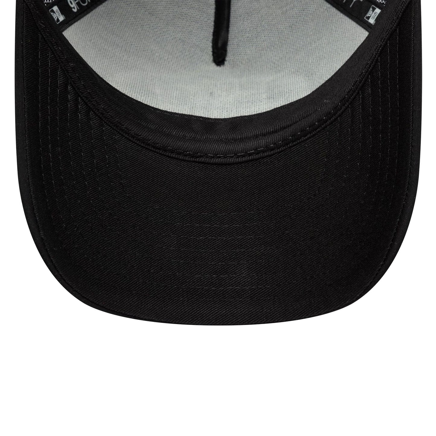 Pictured is this New Era Graphic 9FORTY M-Crown A-Frame Trucker in black. 5