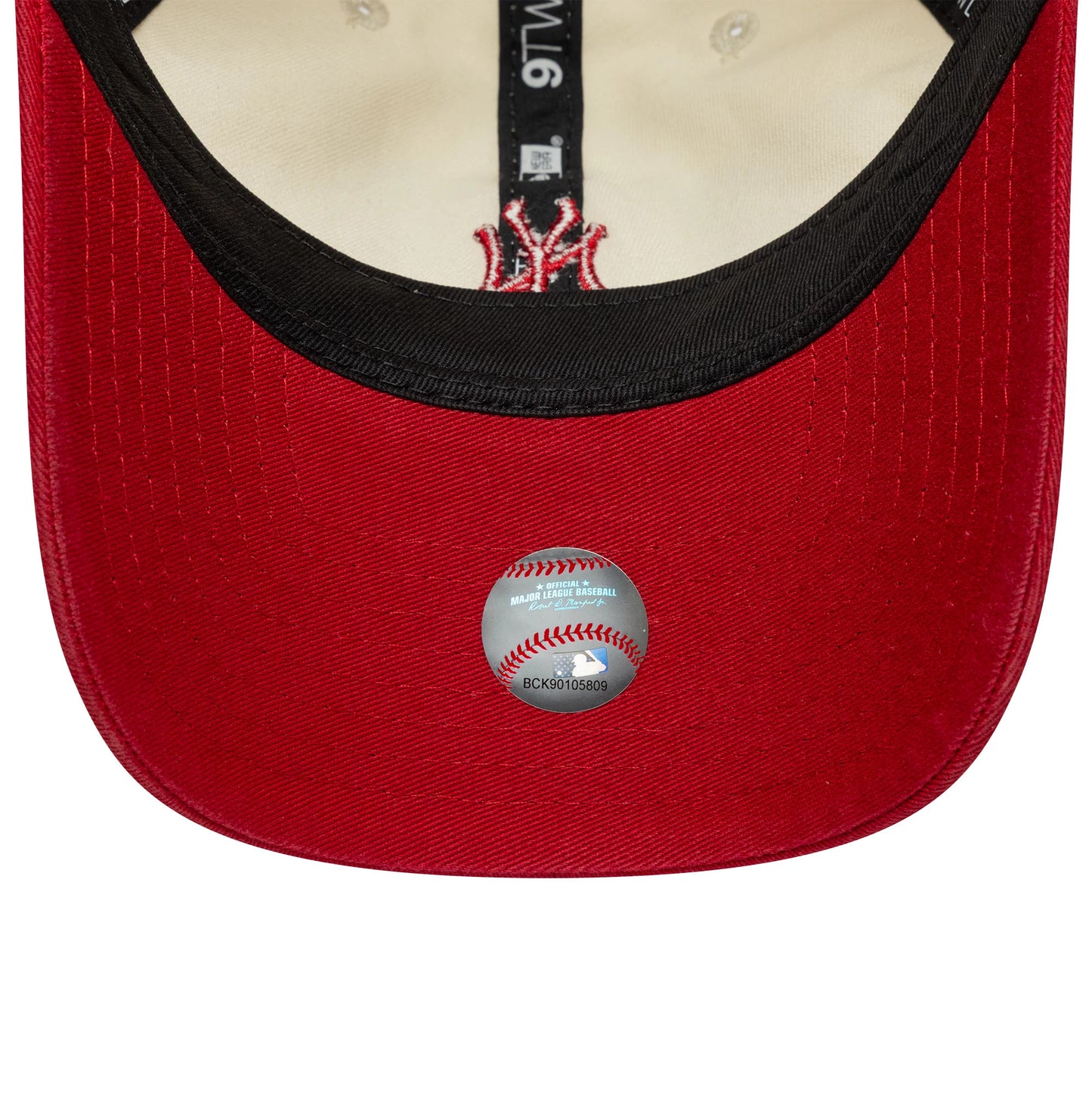 Pictured is this MLB Mini Logo New York Yankees 9TWENTY in Red. 5