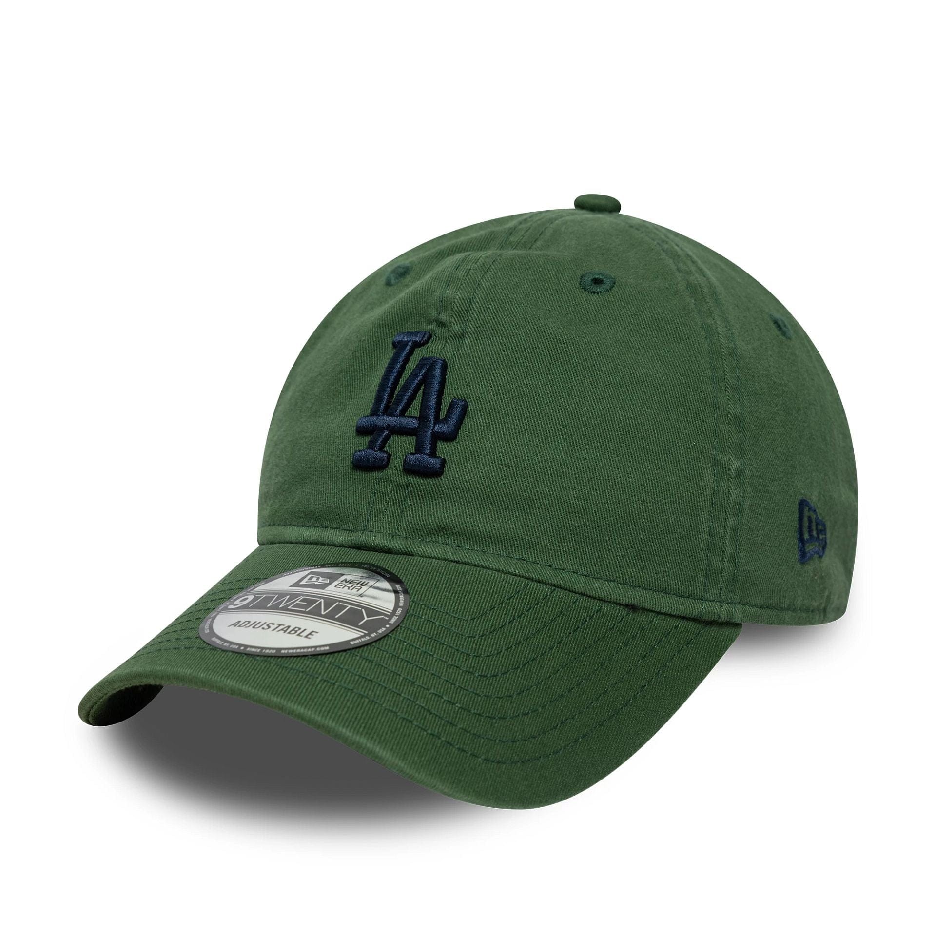 Pictured is this MLB Washed Script LA Dodgers 9TWENTY in dark green. 1