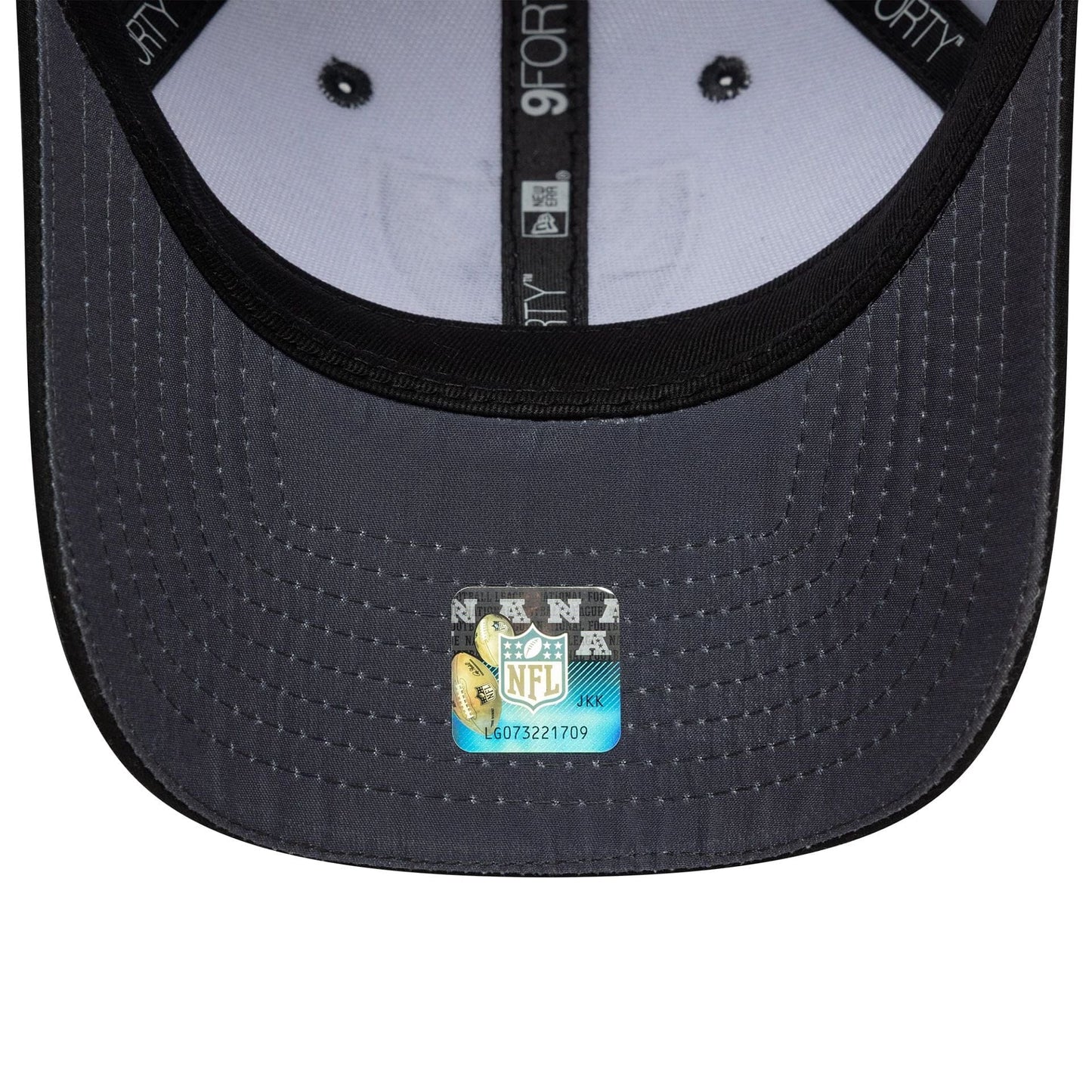 Pictured is this NFL Microfibre Las Vegas Raiders 9FORTY in charcoal. 5