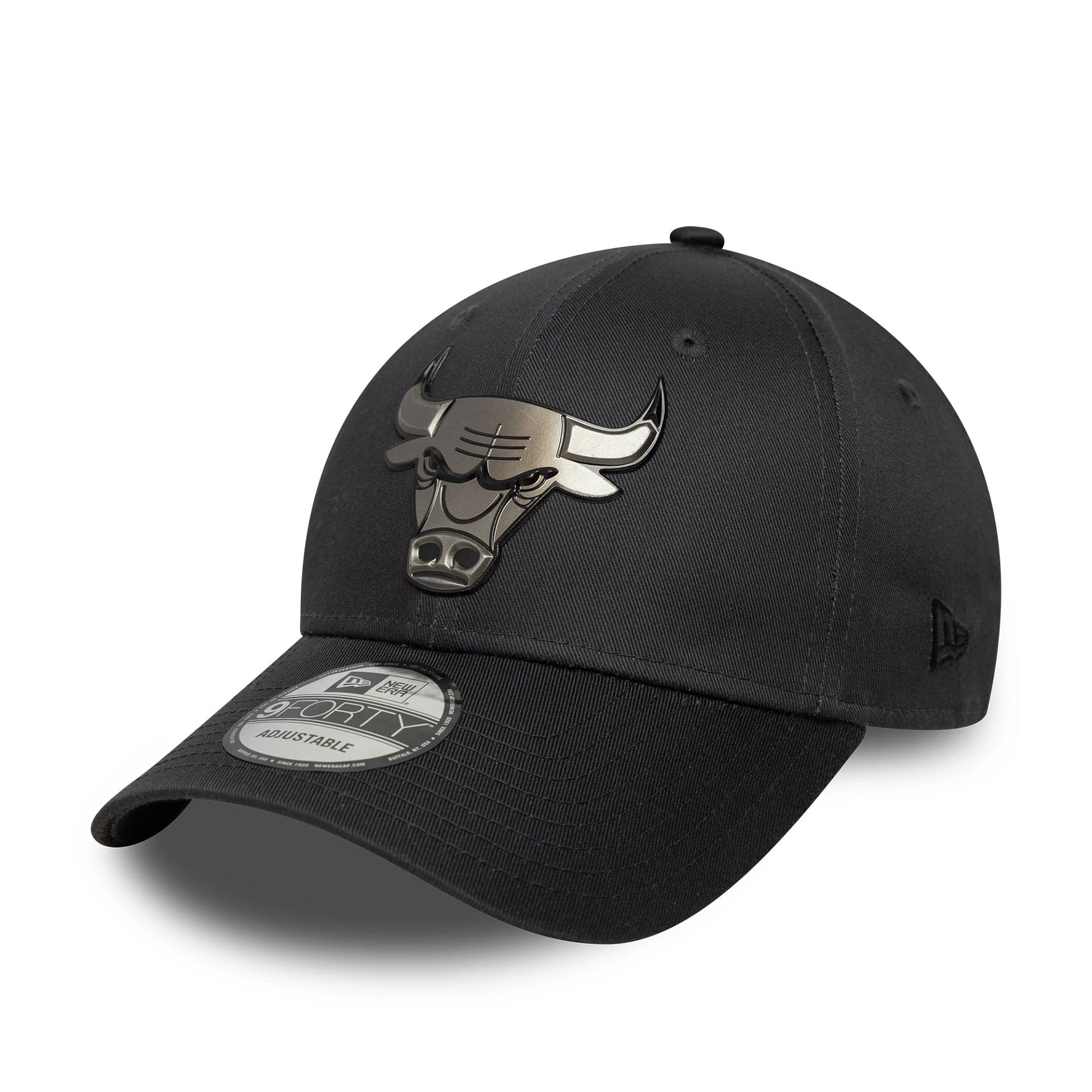 Pictured is this NBA Metallic Chicago Bulls 9FORTY in charcoal. 1