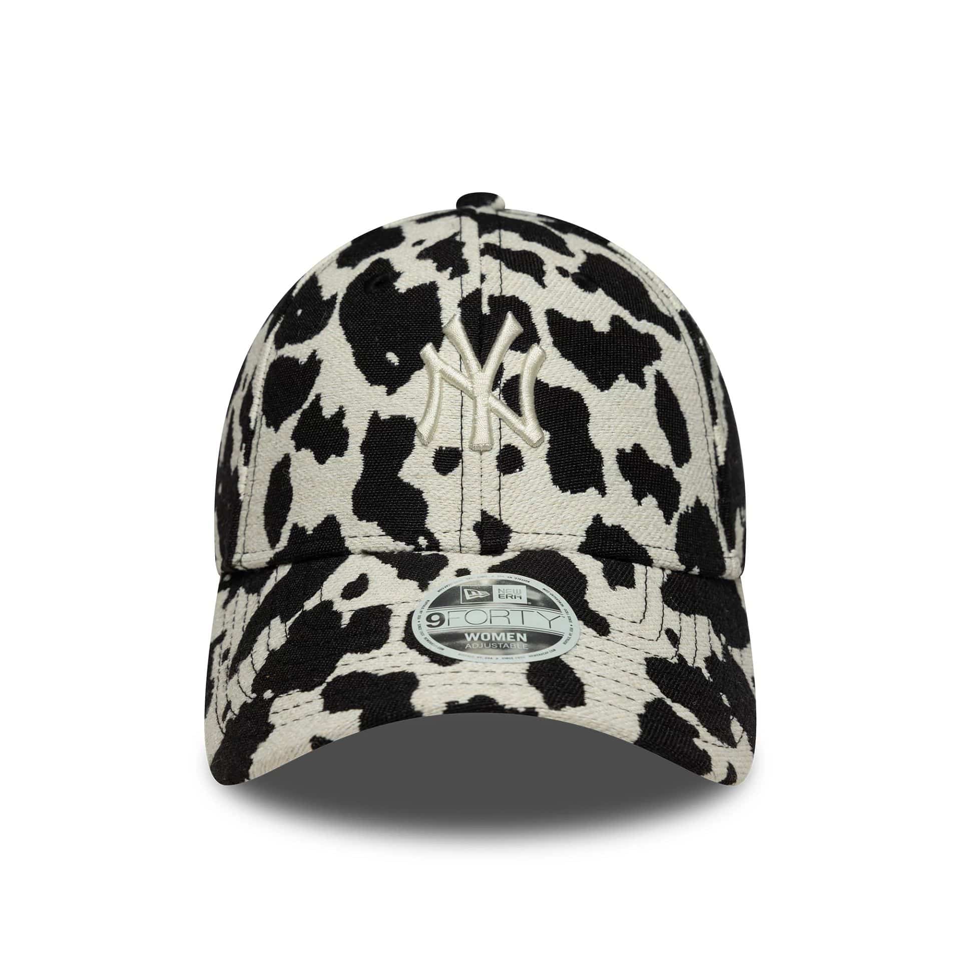 Pictured is this Womens MLB Cow Midi New York Yankees 9FORTY in black. 2
