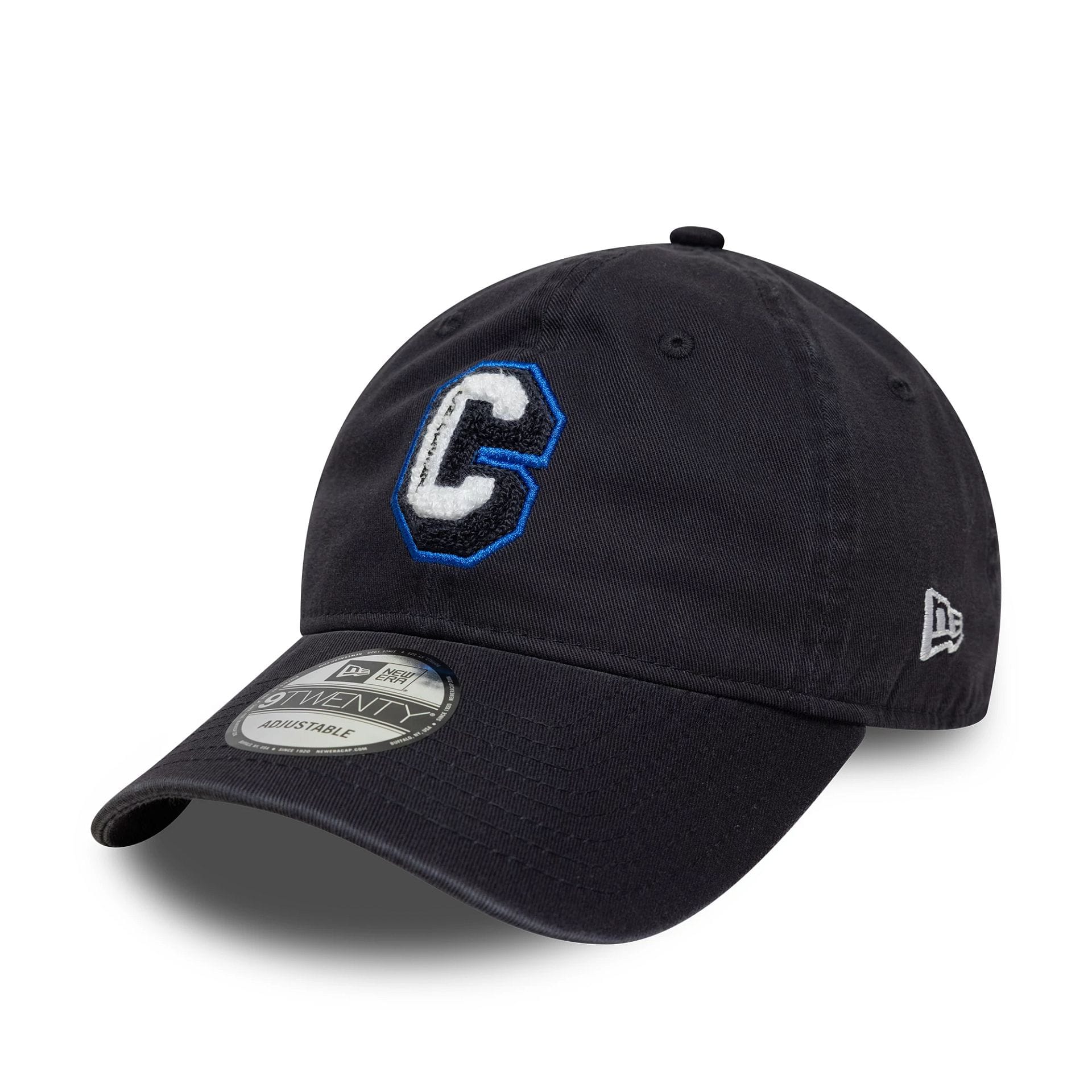 Pictured is this Chelsea FC Lion Crest Boucle 9TWENTY in navy. 1