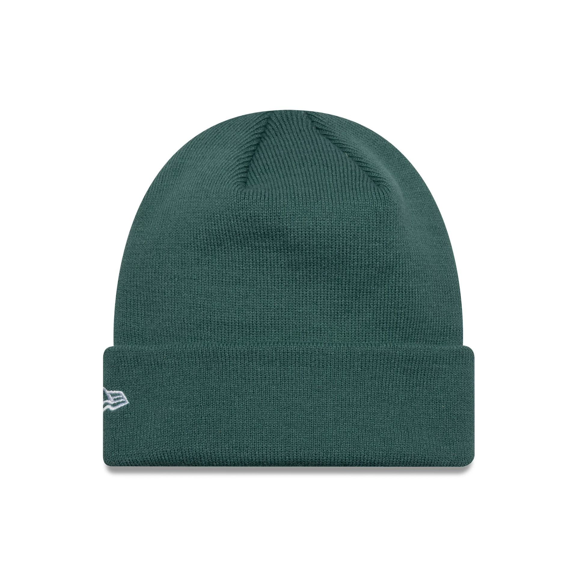 Pictured is this Red Bull Racing Cuff knit Beanie in dark green. 2