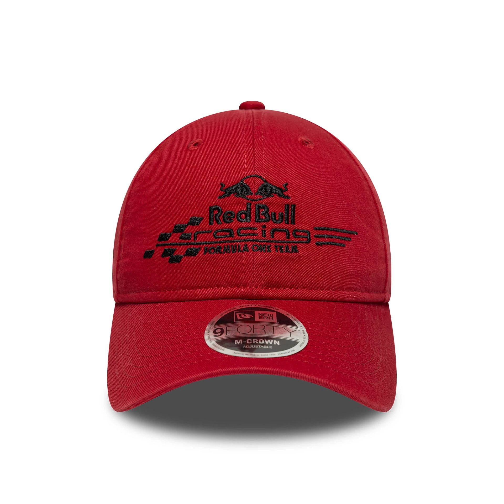 Pictured is this Washed Red Bull Racing 9FORTY M-Crown in dark red. 2